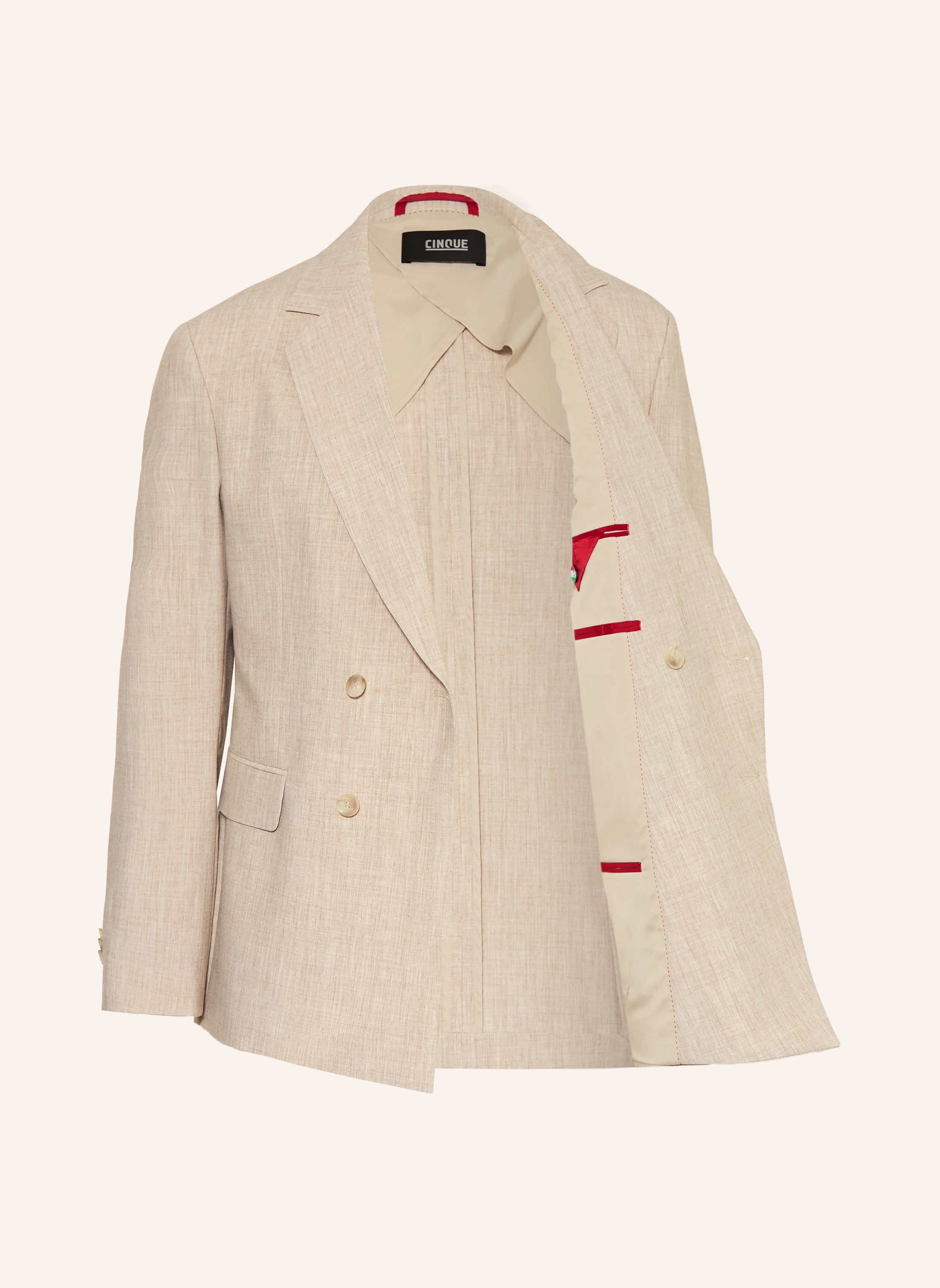 Thumbnail - Cinque Anzugsakko Cidouble Regular Fit beige