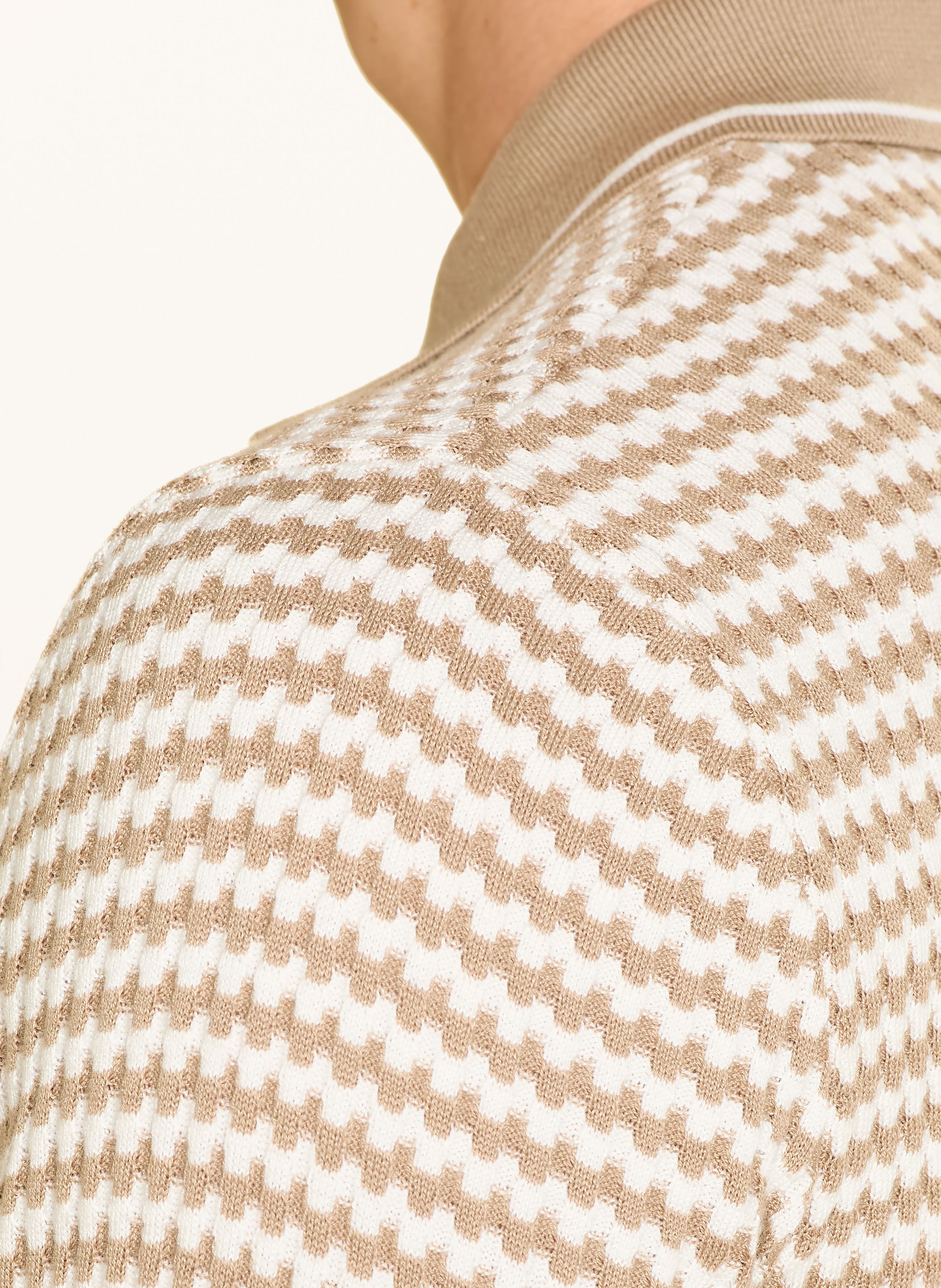 Thumbnail - Cinque Strick-Poloshirt Ciflavien beige