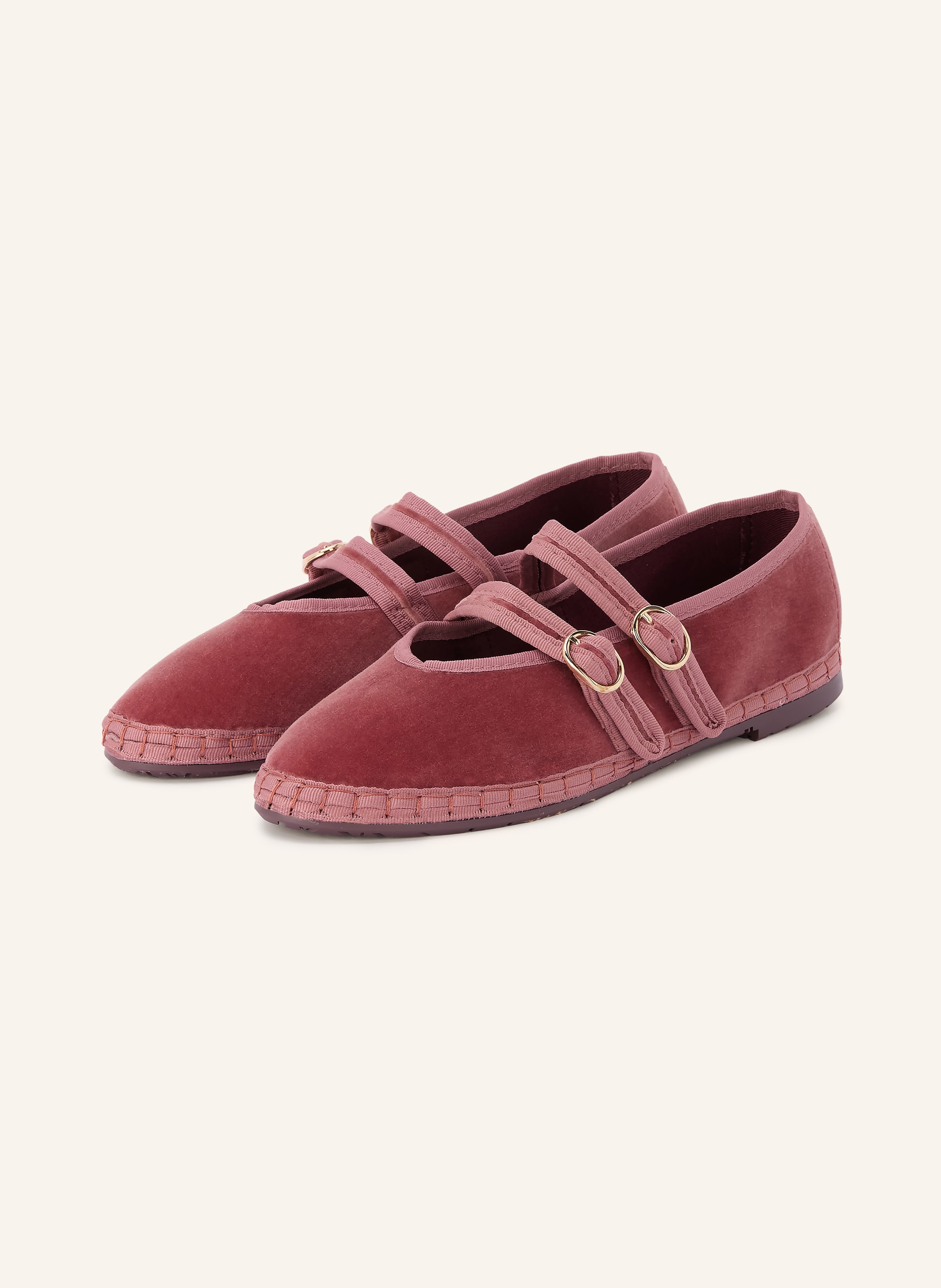 Flabelus Mary-Jane-Ballerinas Claire pink
