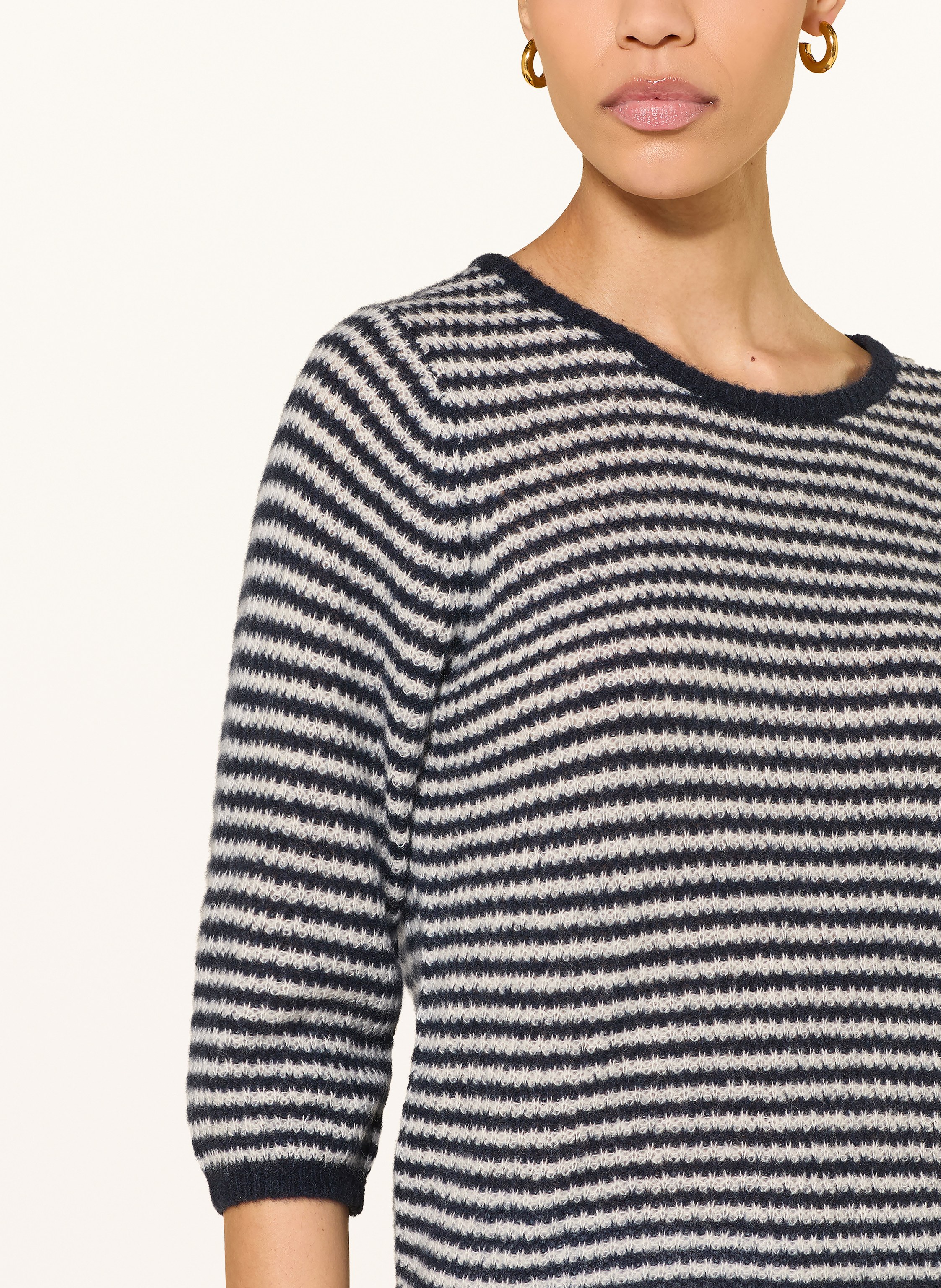 Thumbnail - Hemisphere Pullover Mit Cashmere blau