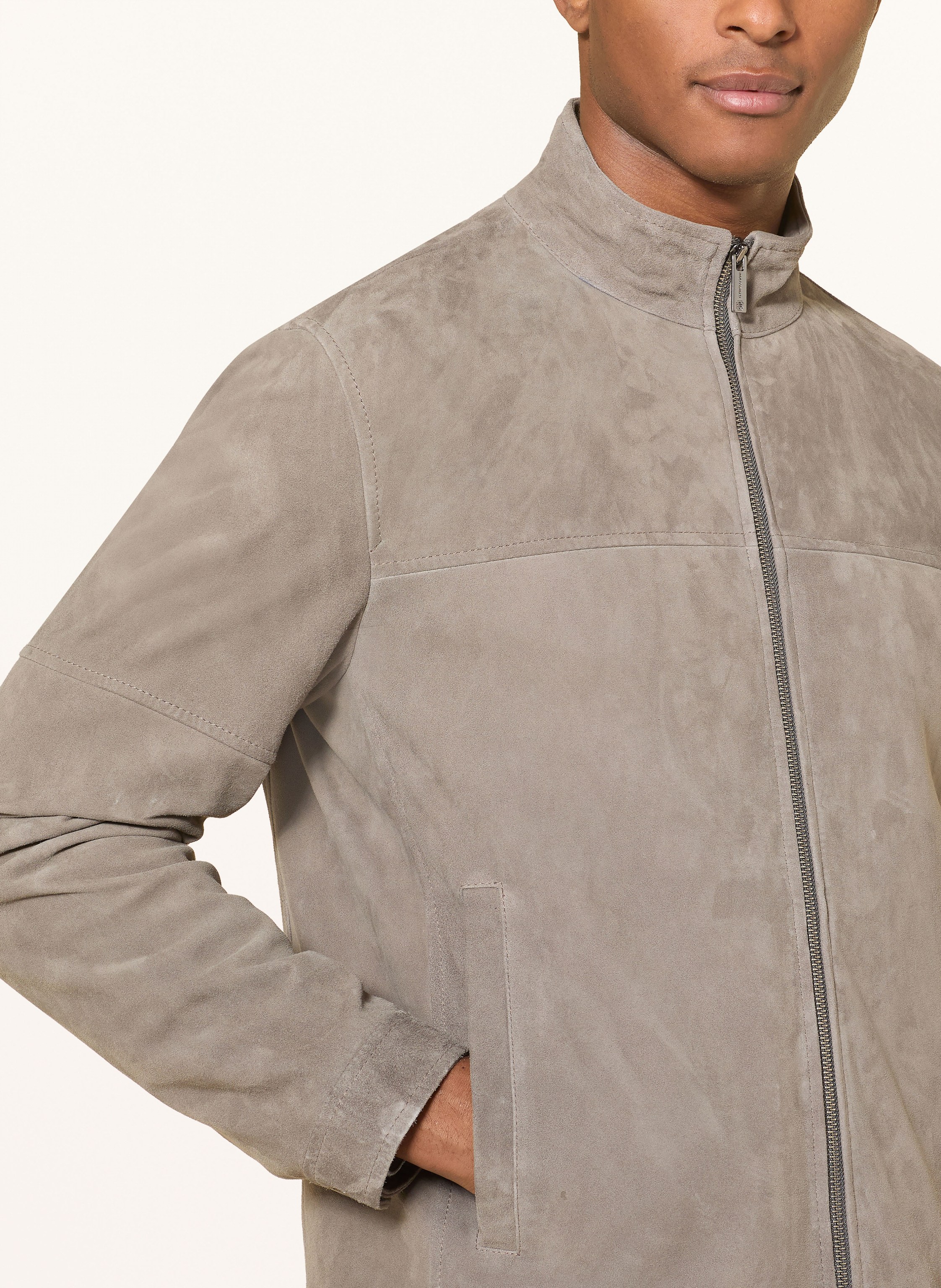 Thumbnail - Strellson Lederjacke Jimmy grau