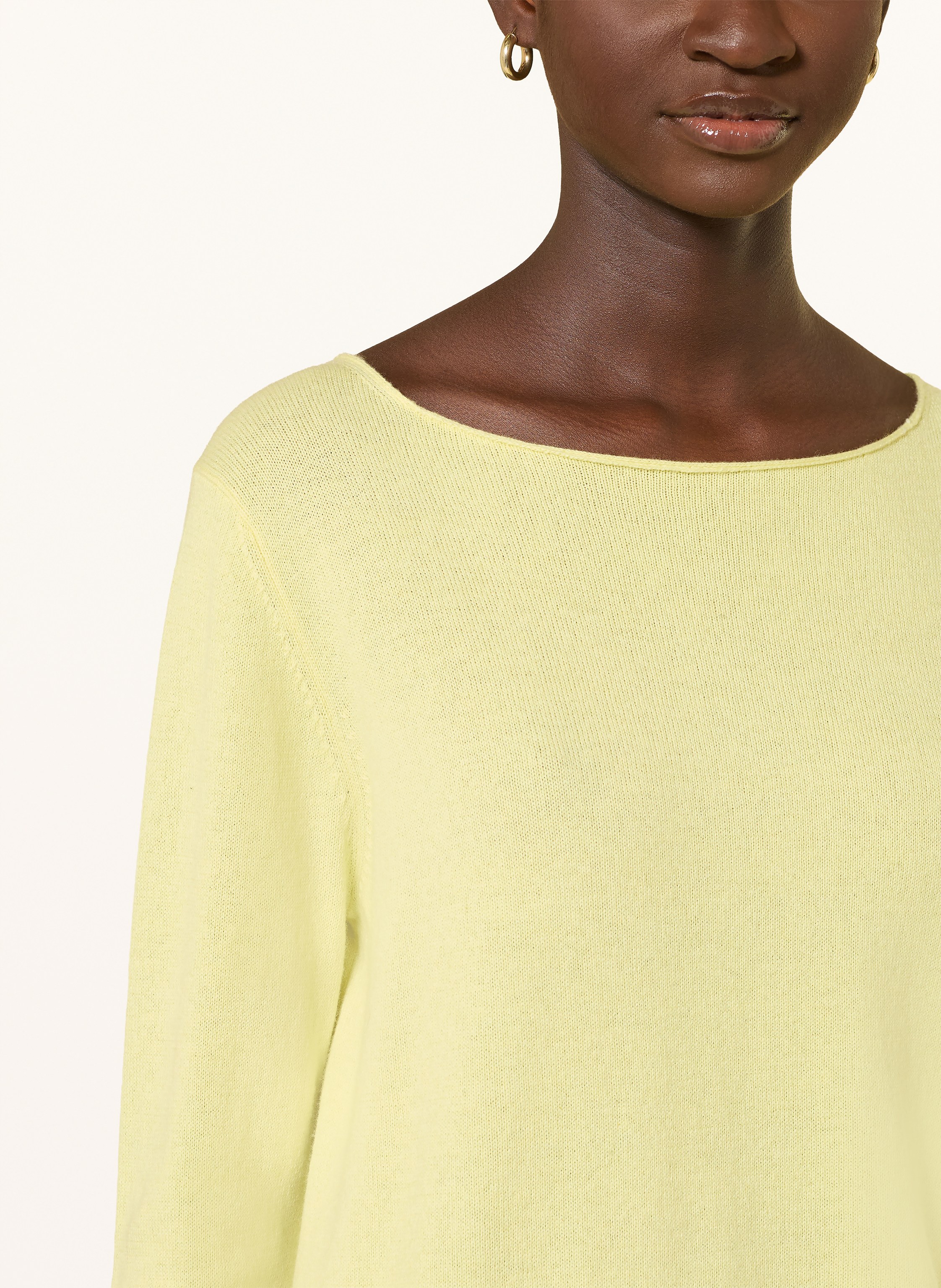 Thumbnail - Allude Pullover Mit Cashmere gelb