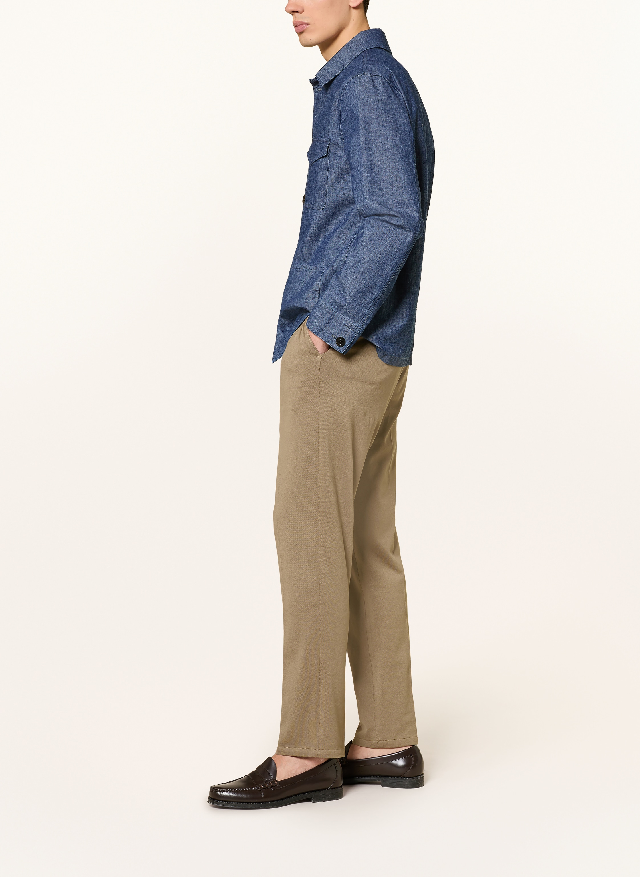 Thumbnail - Circolo 1901 Hose Im Jogging-Stil Regular Fit beige