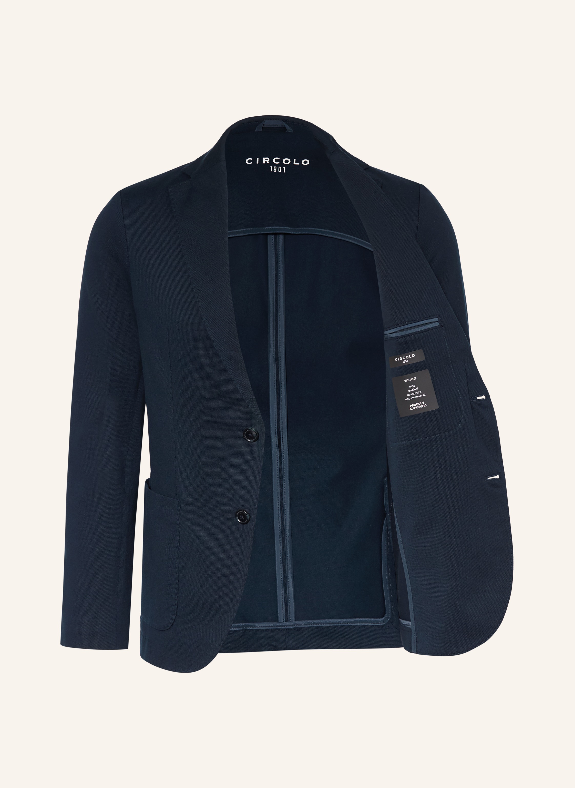 Thumbnail - Circolo 1901 Jerseysakko Slim Fit blau