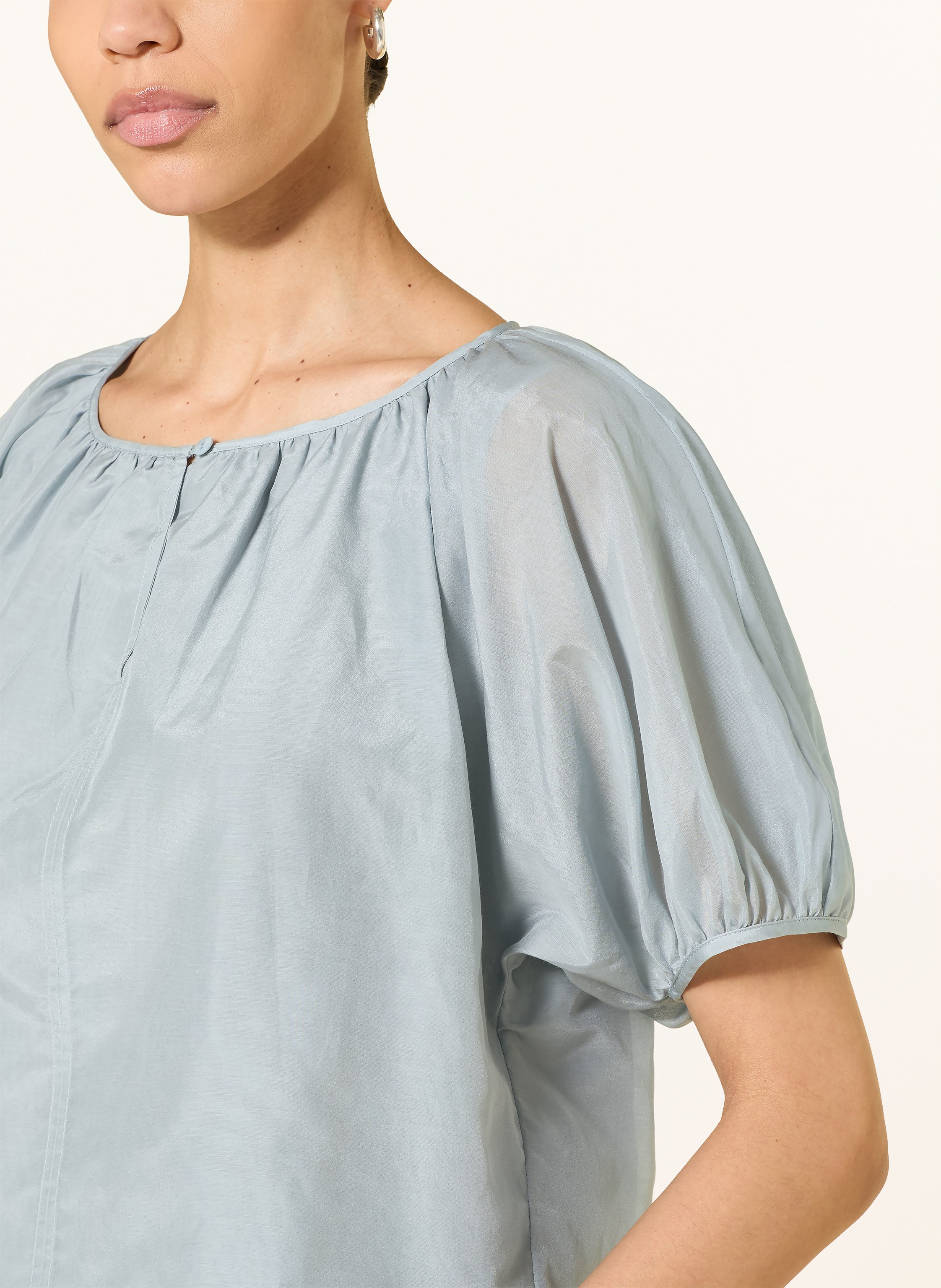 Thumbnail - Alcidia Da Veiga Blusenshirt Mit Seide blau