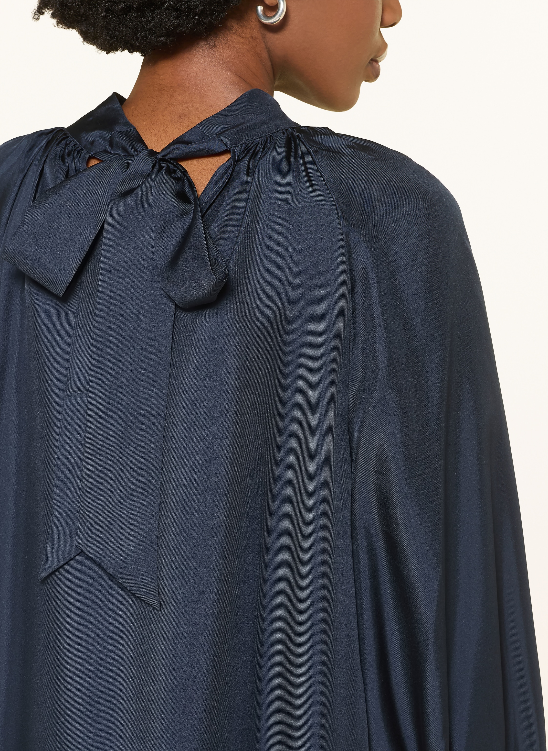 Thumbnail - Alcidia Da Veiga Seidenkleid blau