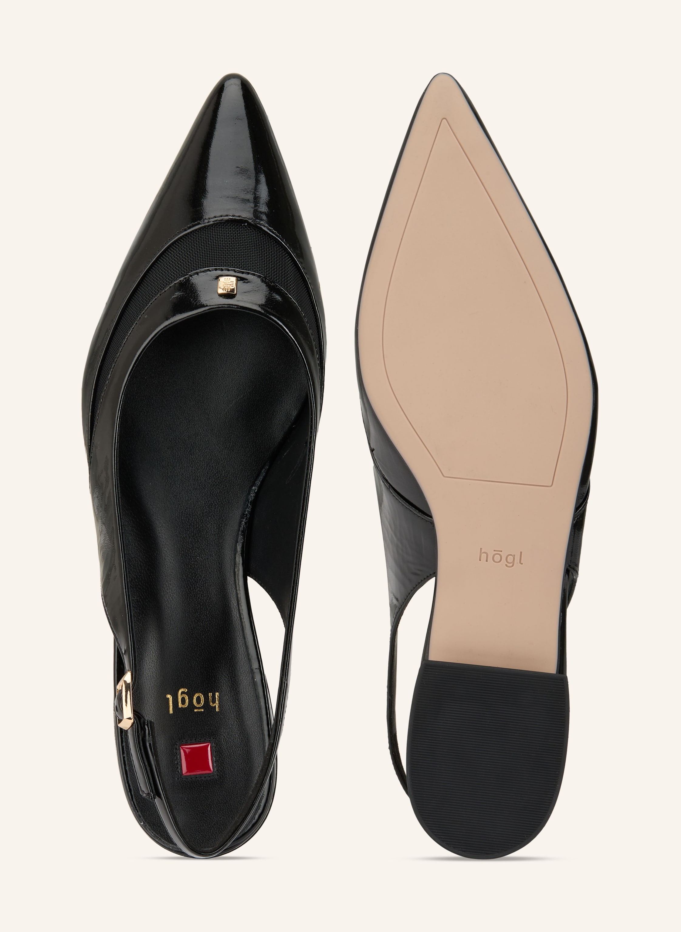 Thumbnail - Högl Slingballerinas Jillian schwarz