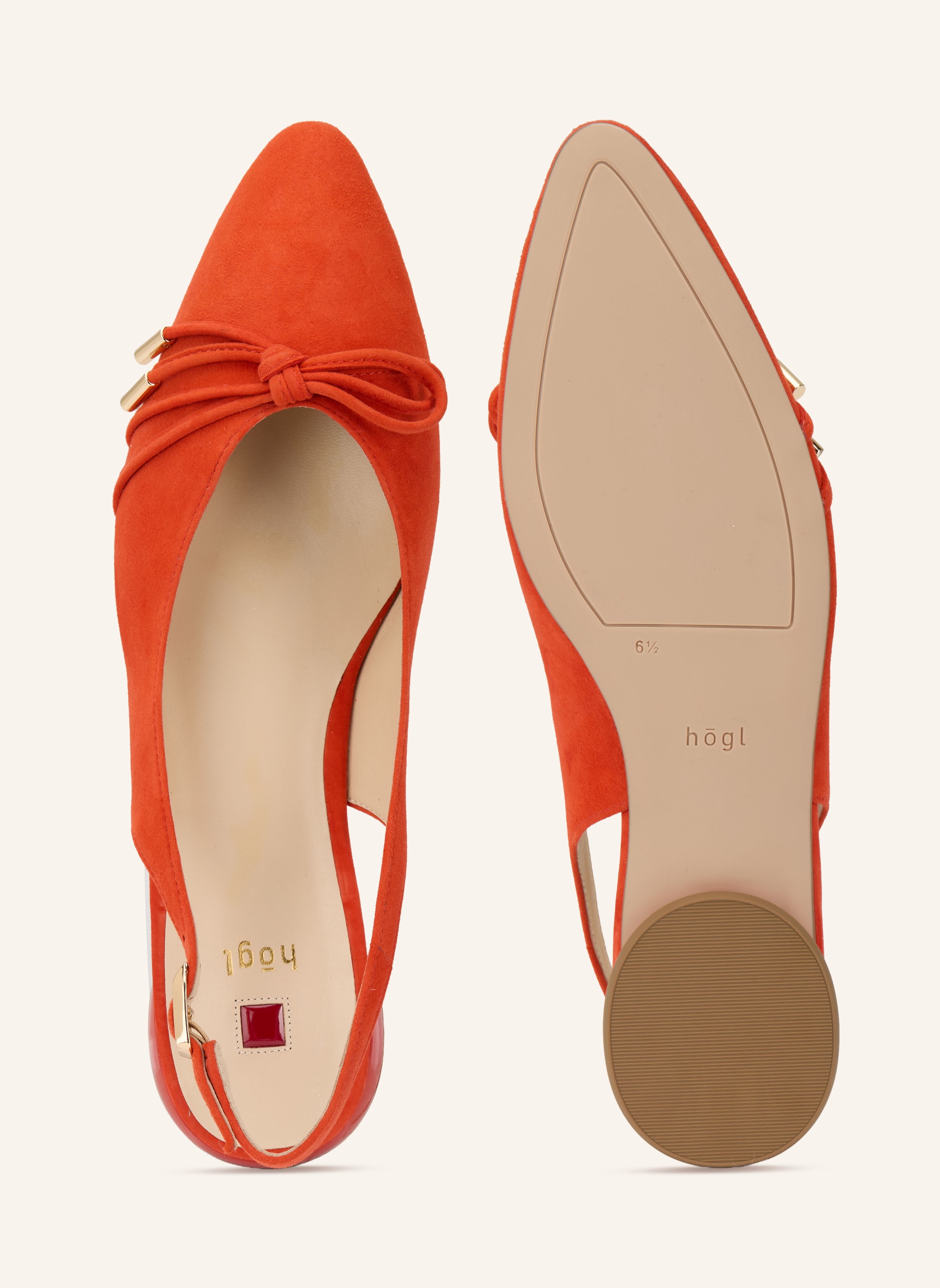 Thumbnail - Högl Slingballerinas orange