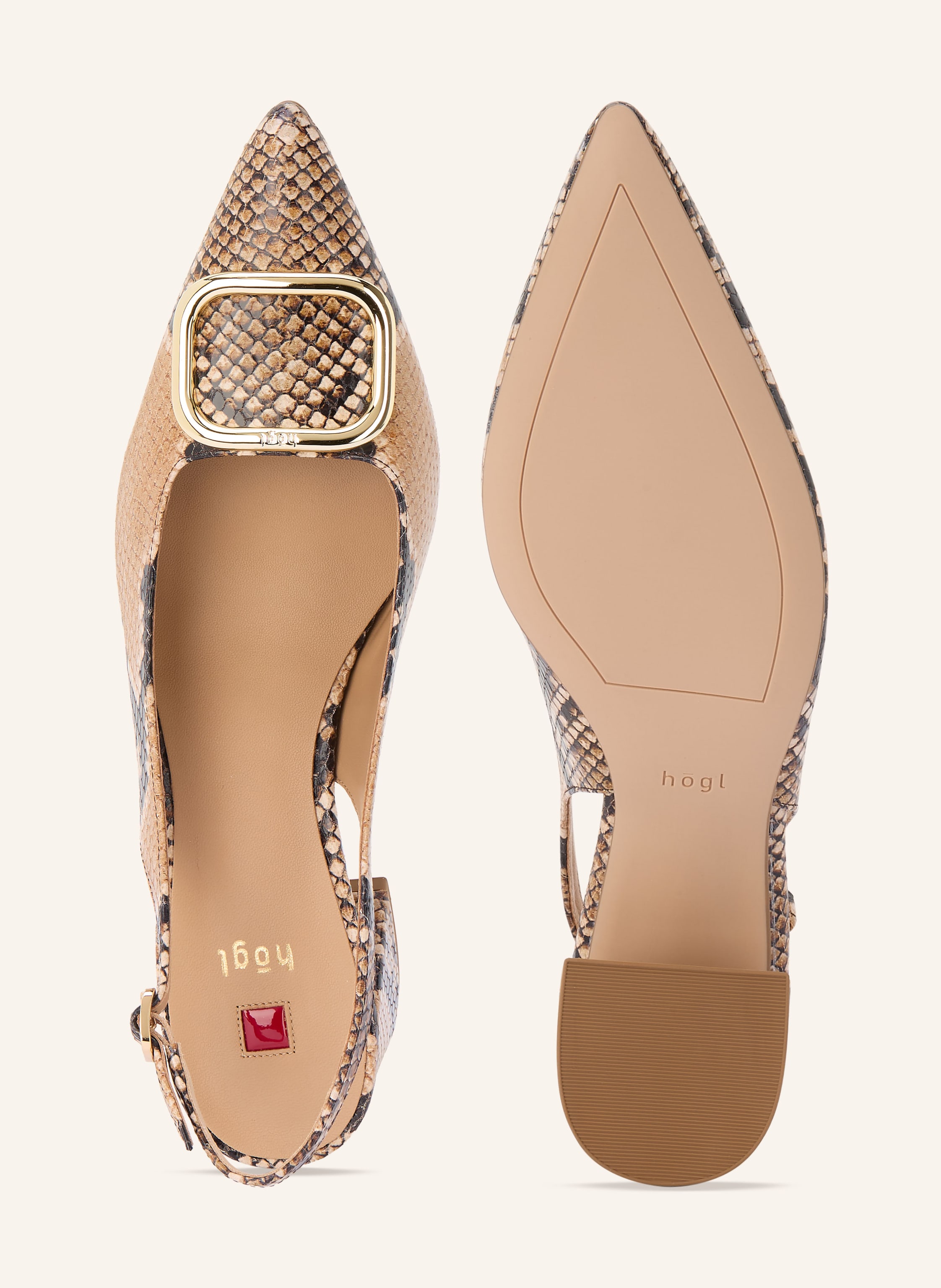 Thumbnail - Högl Slingpumps beige