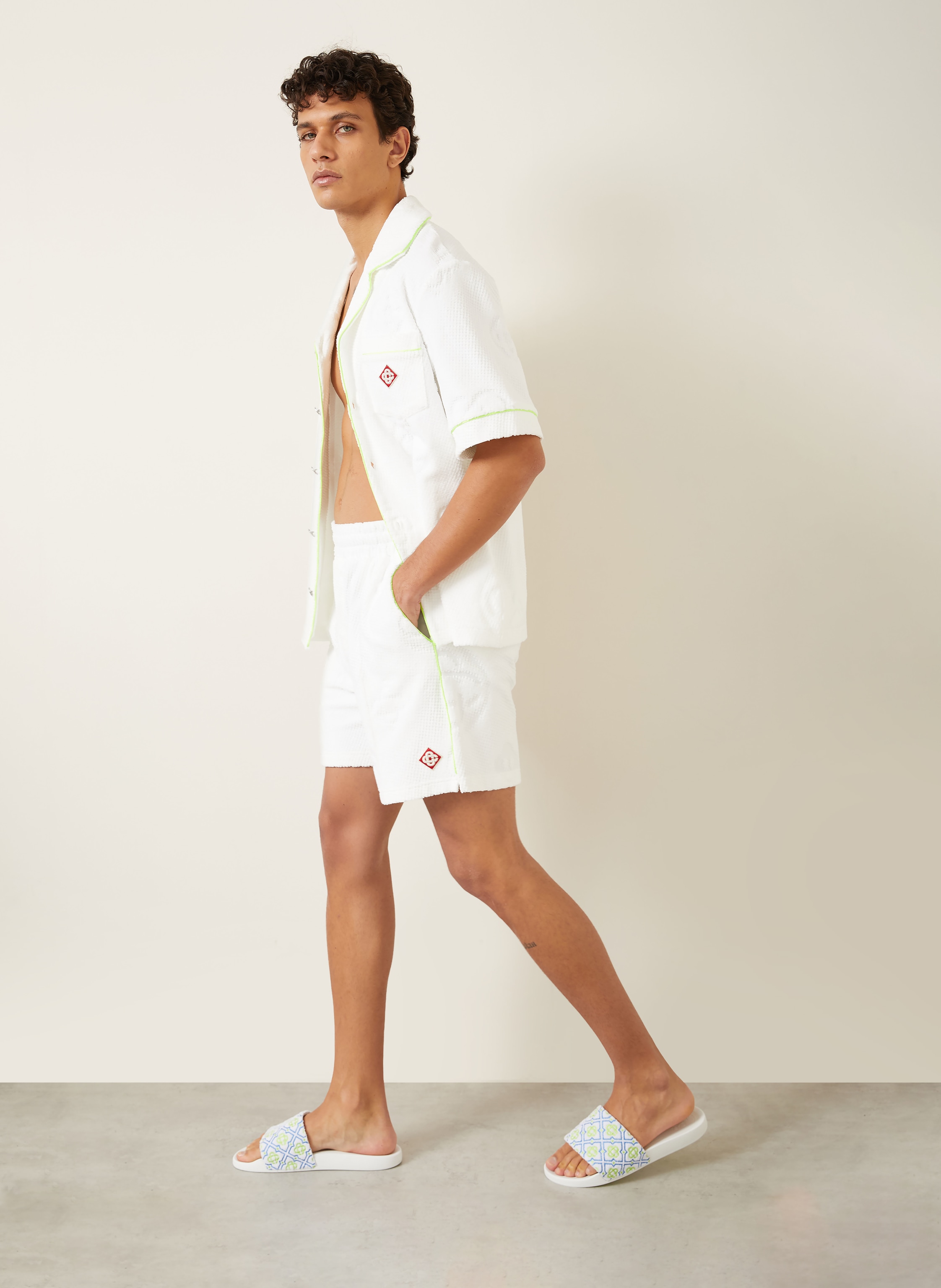 Thumbnail - Casablanca Frotteeshorts weiss