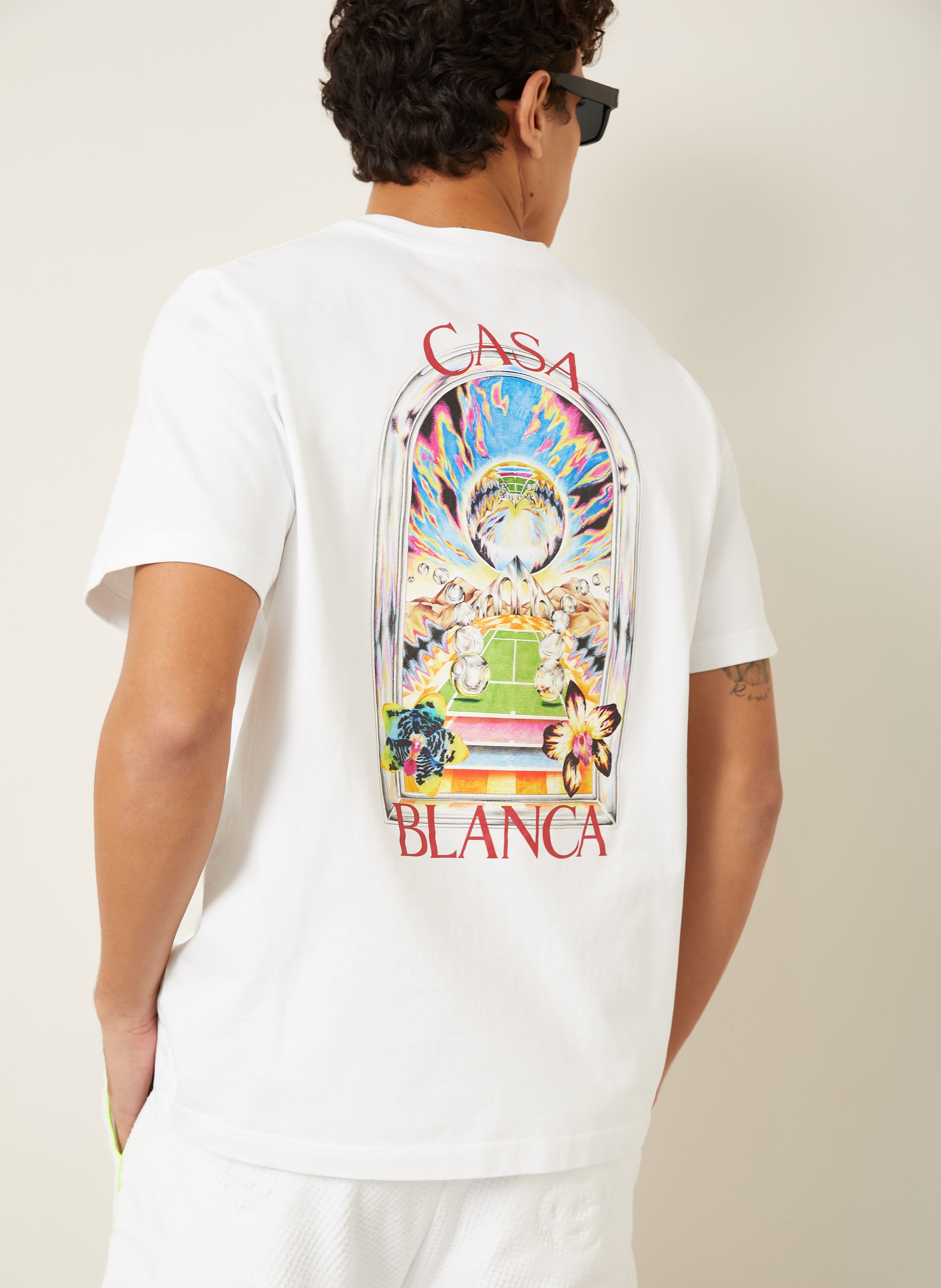 Thumbnail - Casablanca T-Shirt weiss