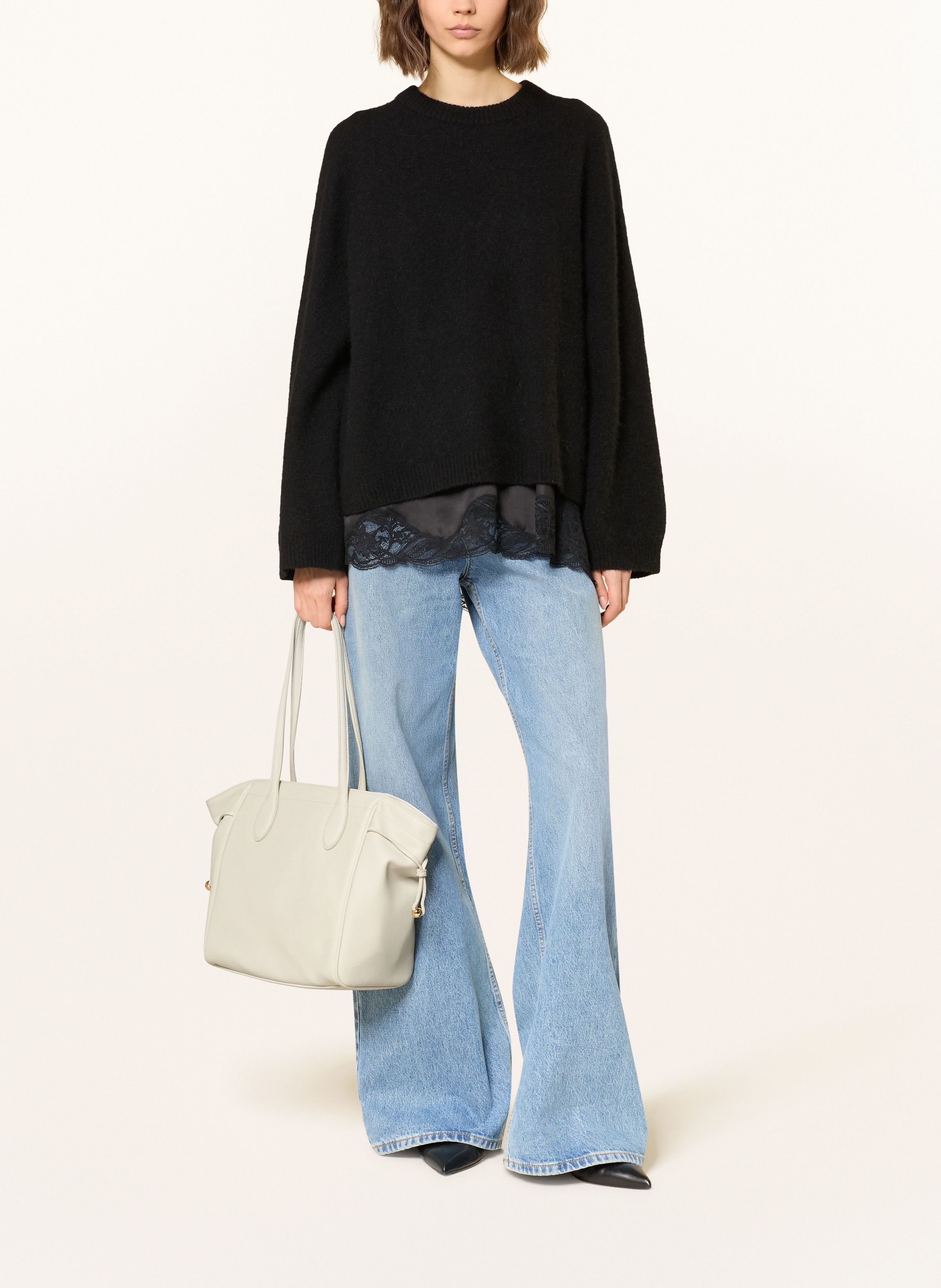 Thumbnail - Seidenfelt Shopper Meloy weiss