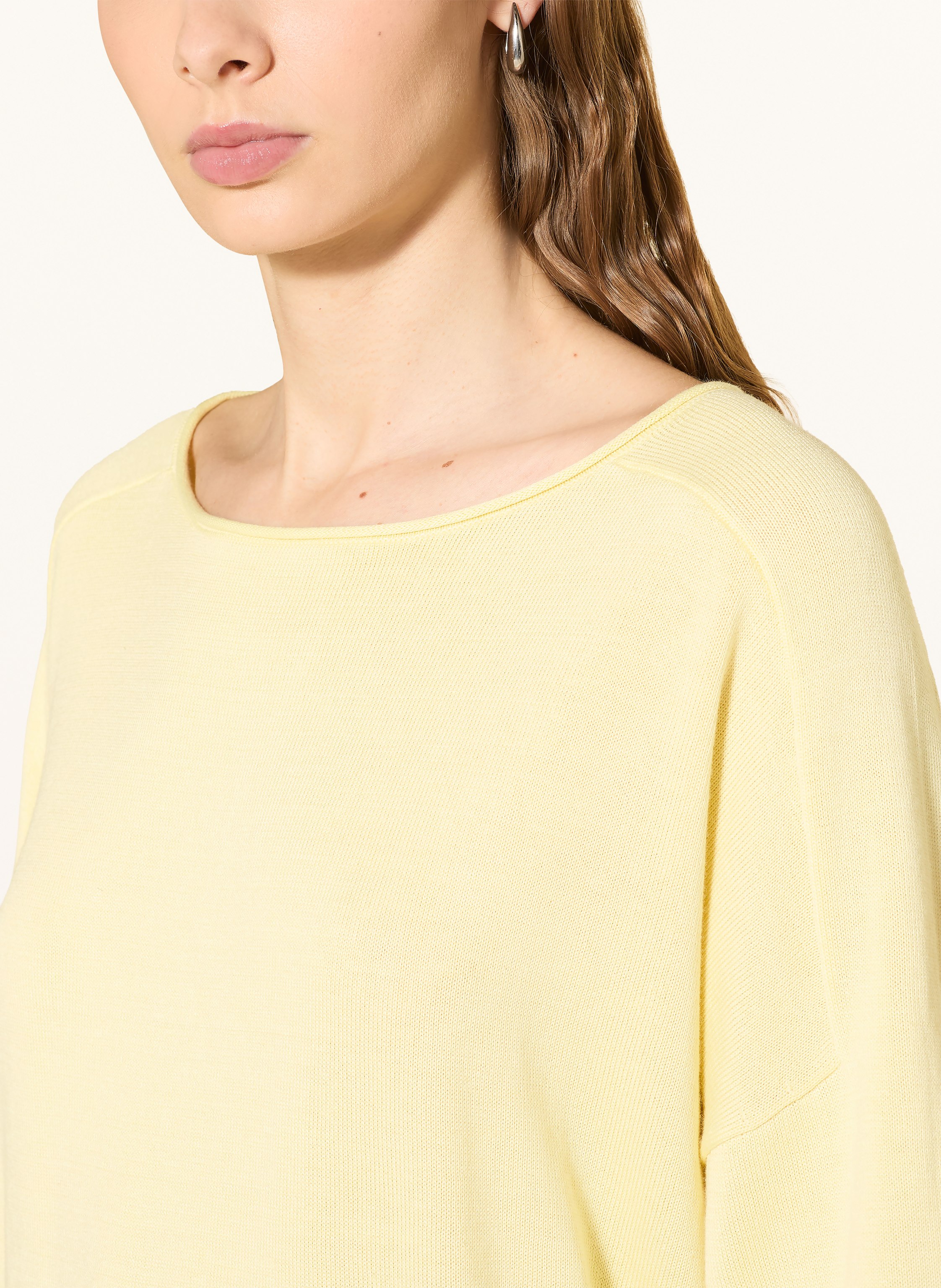 Thumbnail - Repeat Oversized-Pullover Mit 3/4-Arm gelb