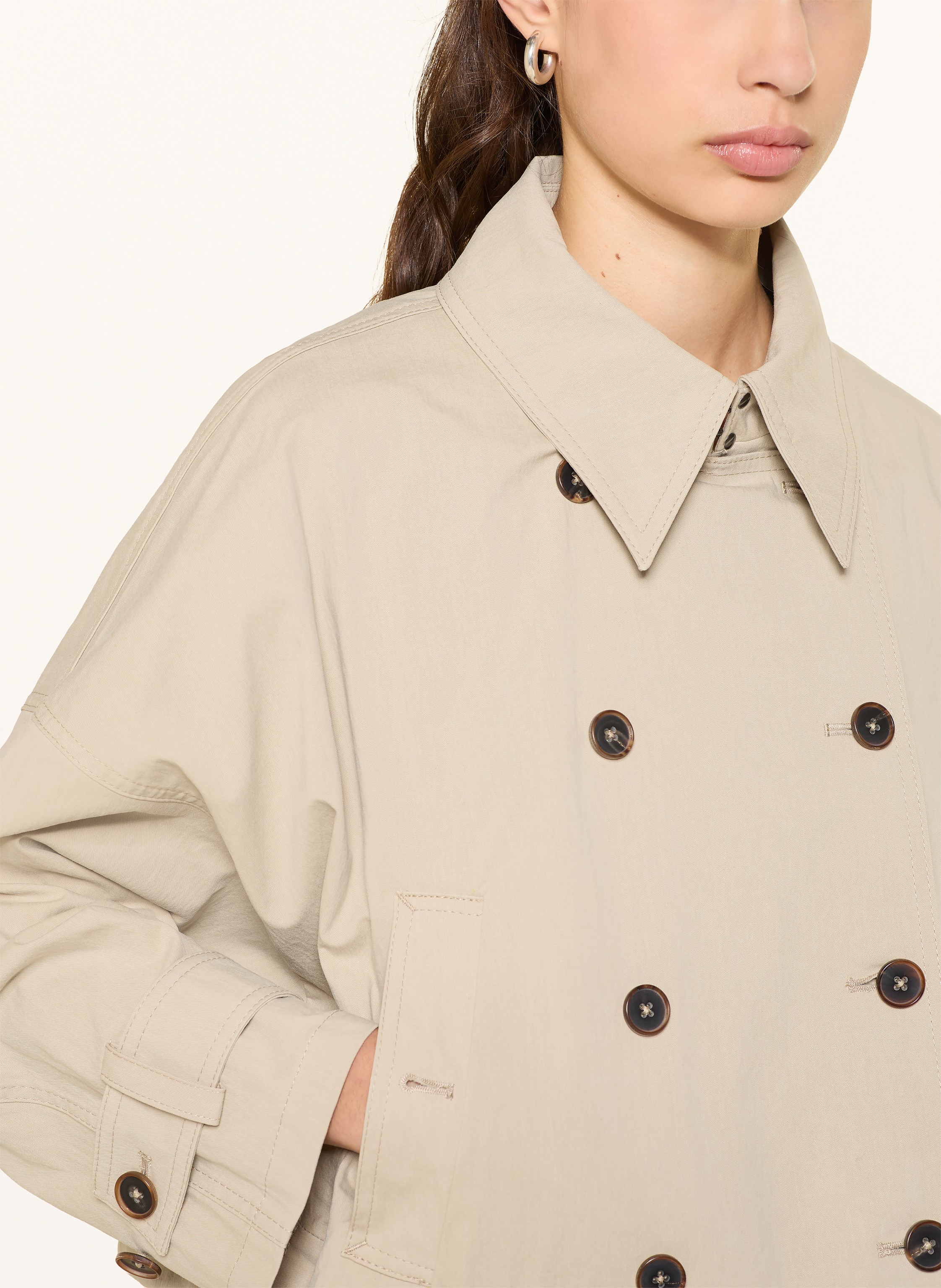 Thumbnail - Drykorn Trench-Jacke Helsby beige
