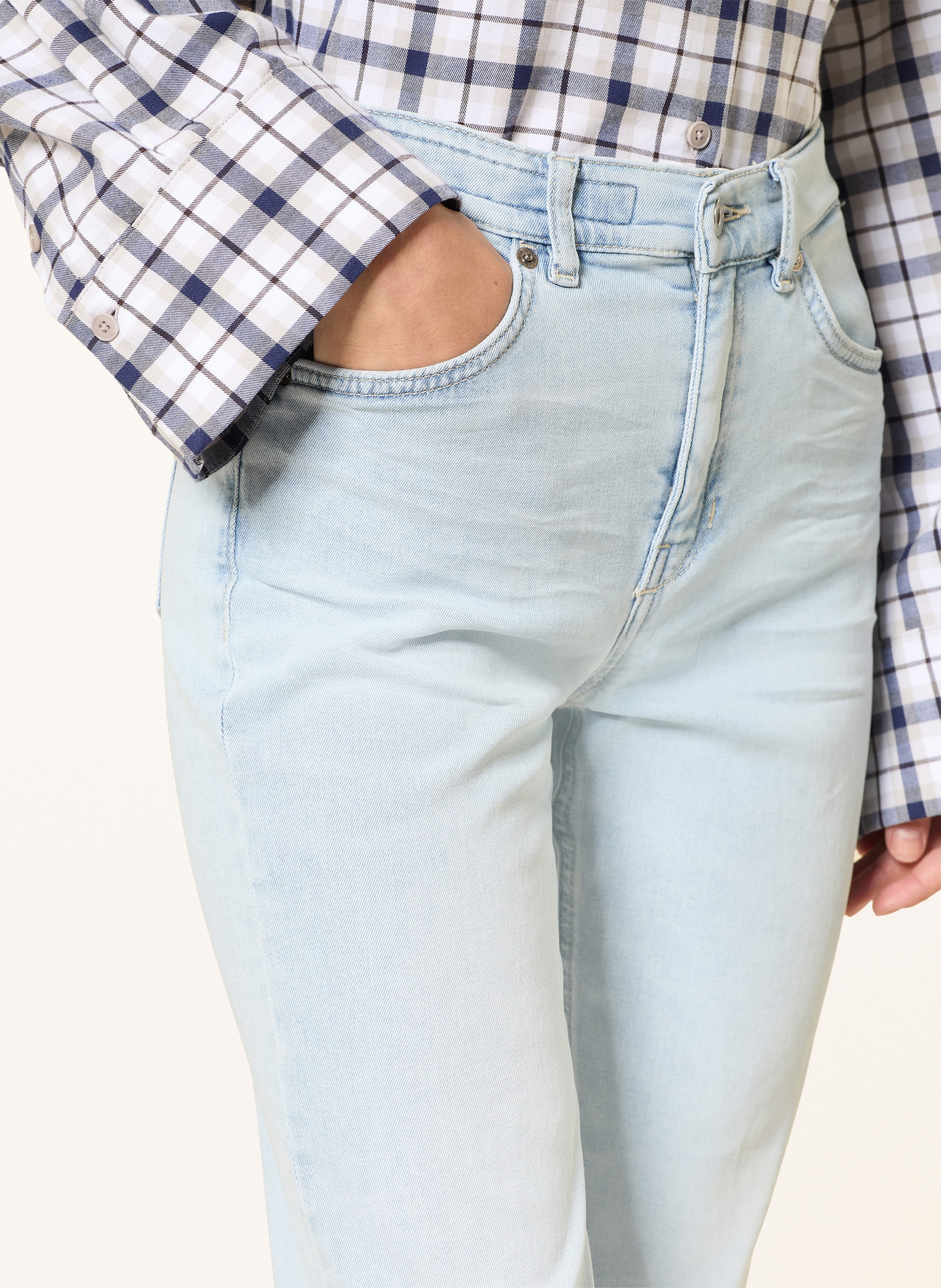 Thumbnail - Drykorn Bootcut Jeans Duly blau