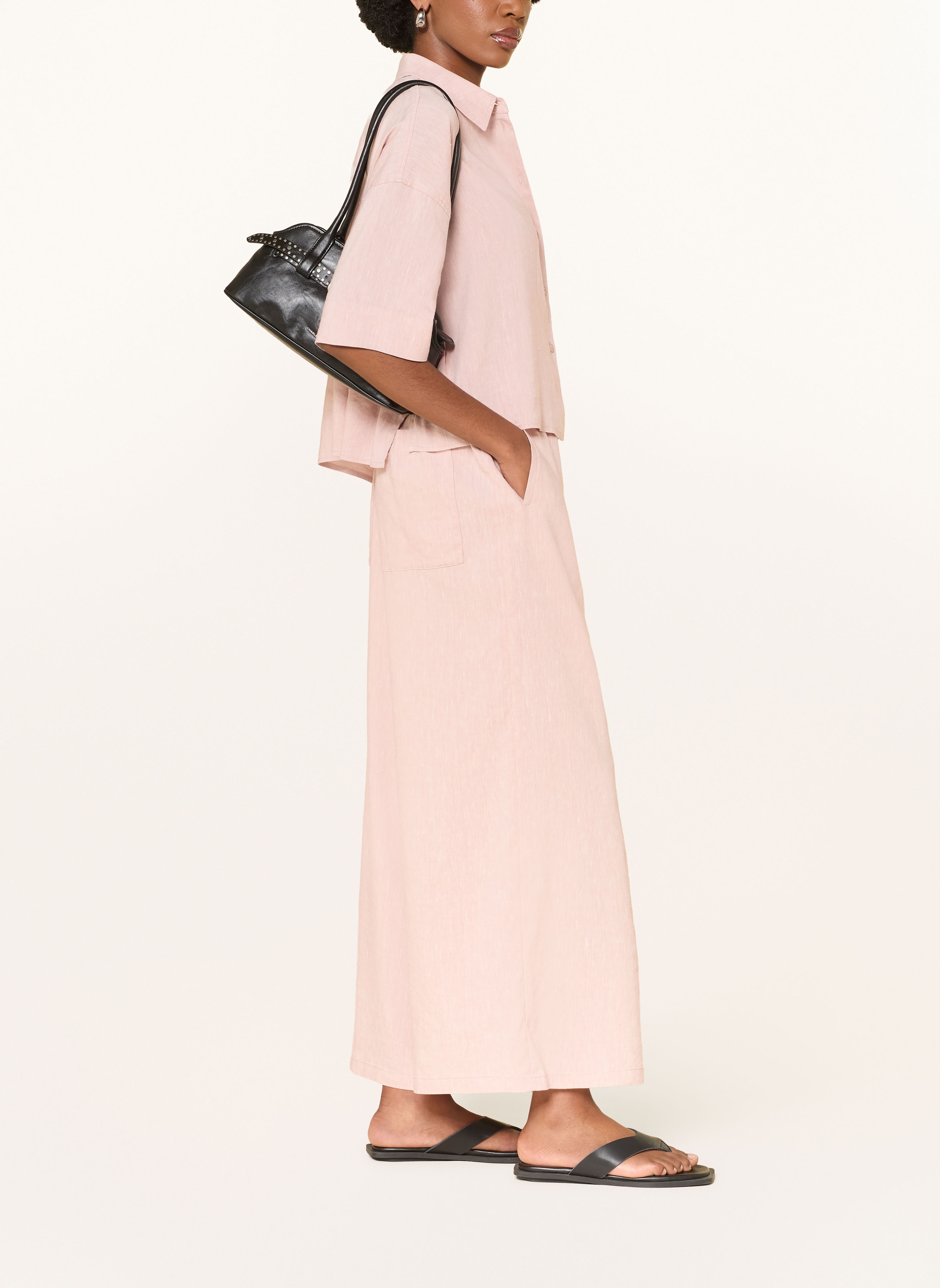 Thumbnail - Drykorn Marlenehose Ceiling Mit Leinen rot