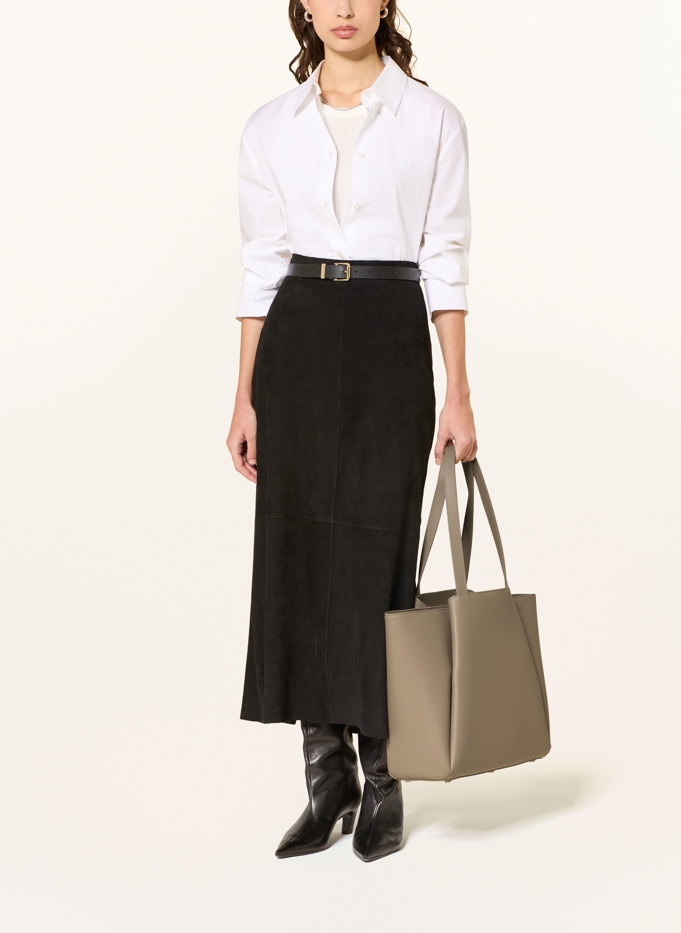 Thumbnail - Kaai Shopper Pyramid Xl beige