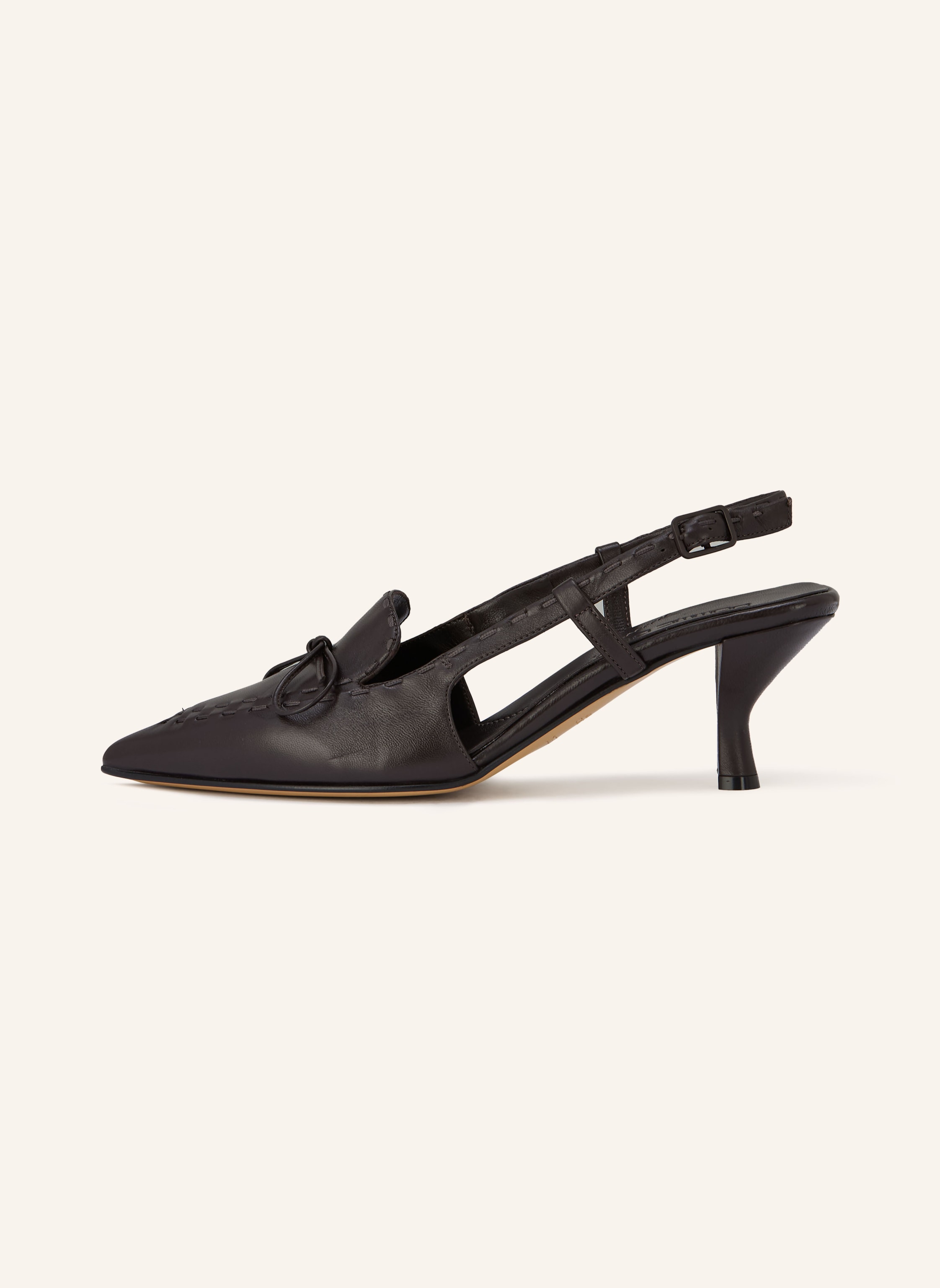 Thumbnail - Pomme D'or Slingpumps Henriette braun