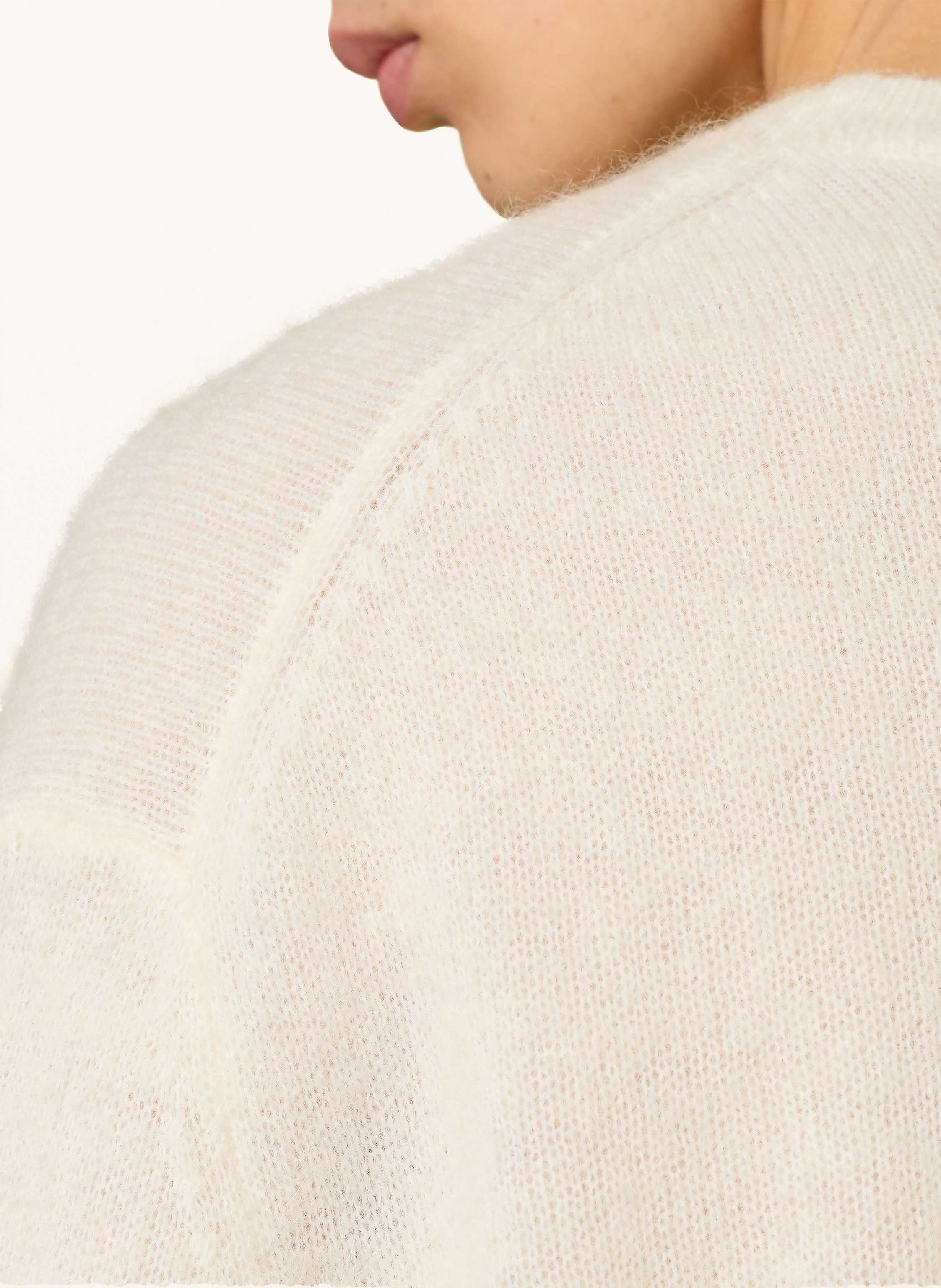 Thumbnail - Studio Seidensticker Strickshirt Aus Mohair weiss