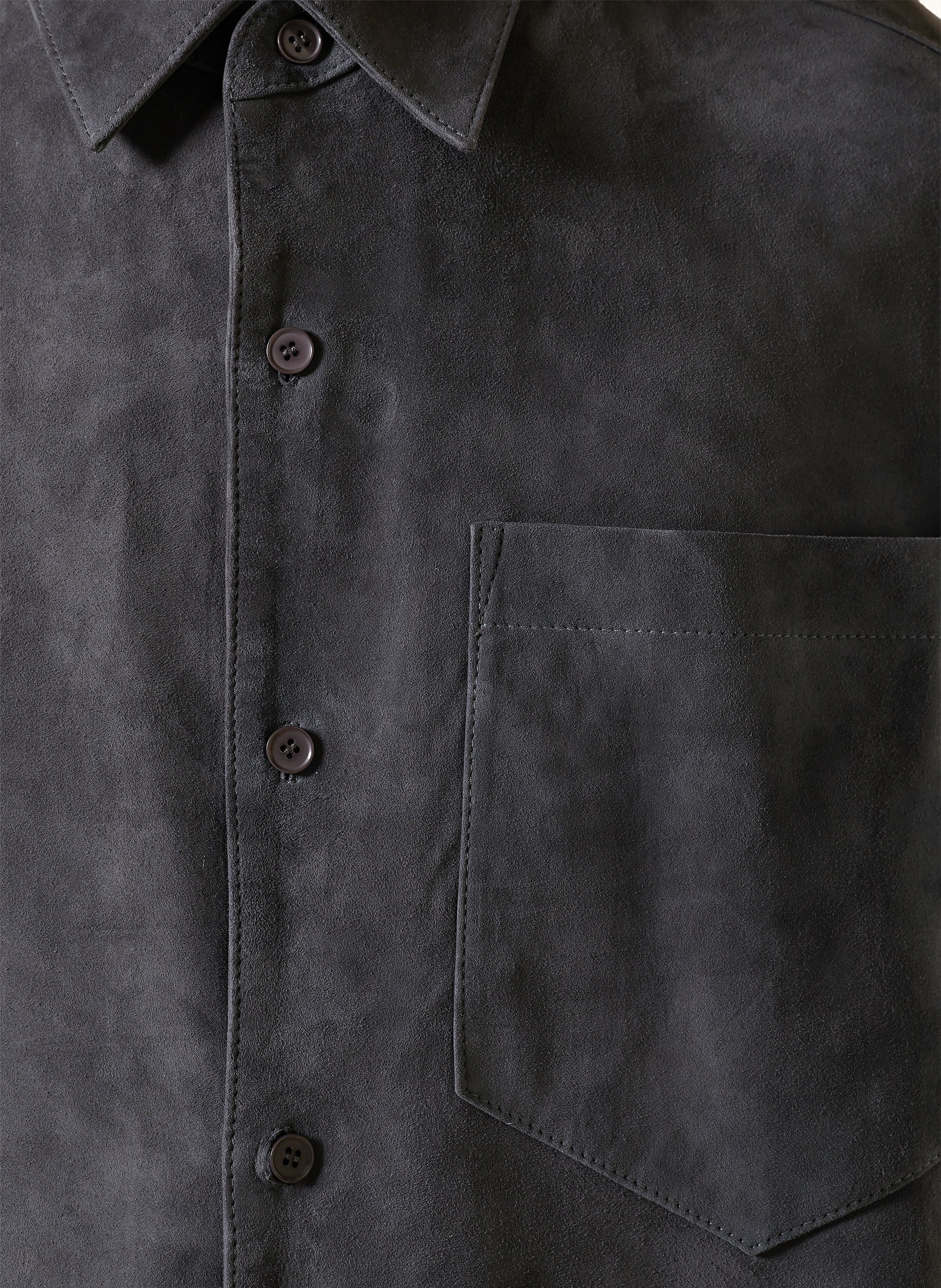 Thumbnail - Studio Seidensticker Leder-Overjacket Studio grau