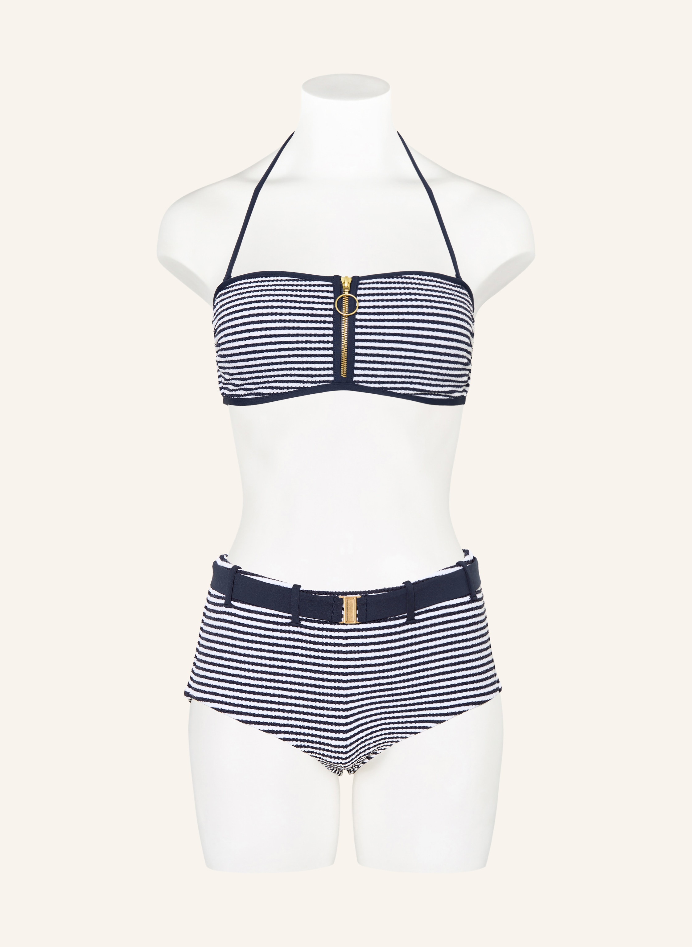 Thumbnail - Seafolly Bandeau-Bikini-Top Clubhouse blau