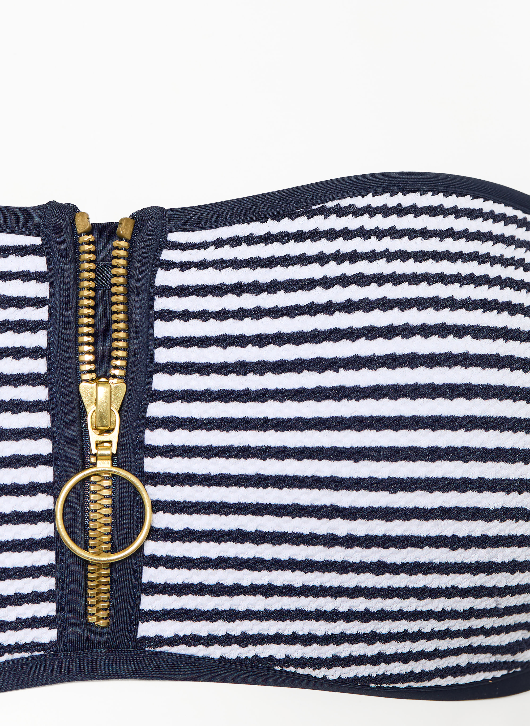 Thumbnail - Seafolly Bandeau-Bikini-Top Clubhouse blau