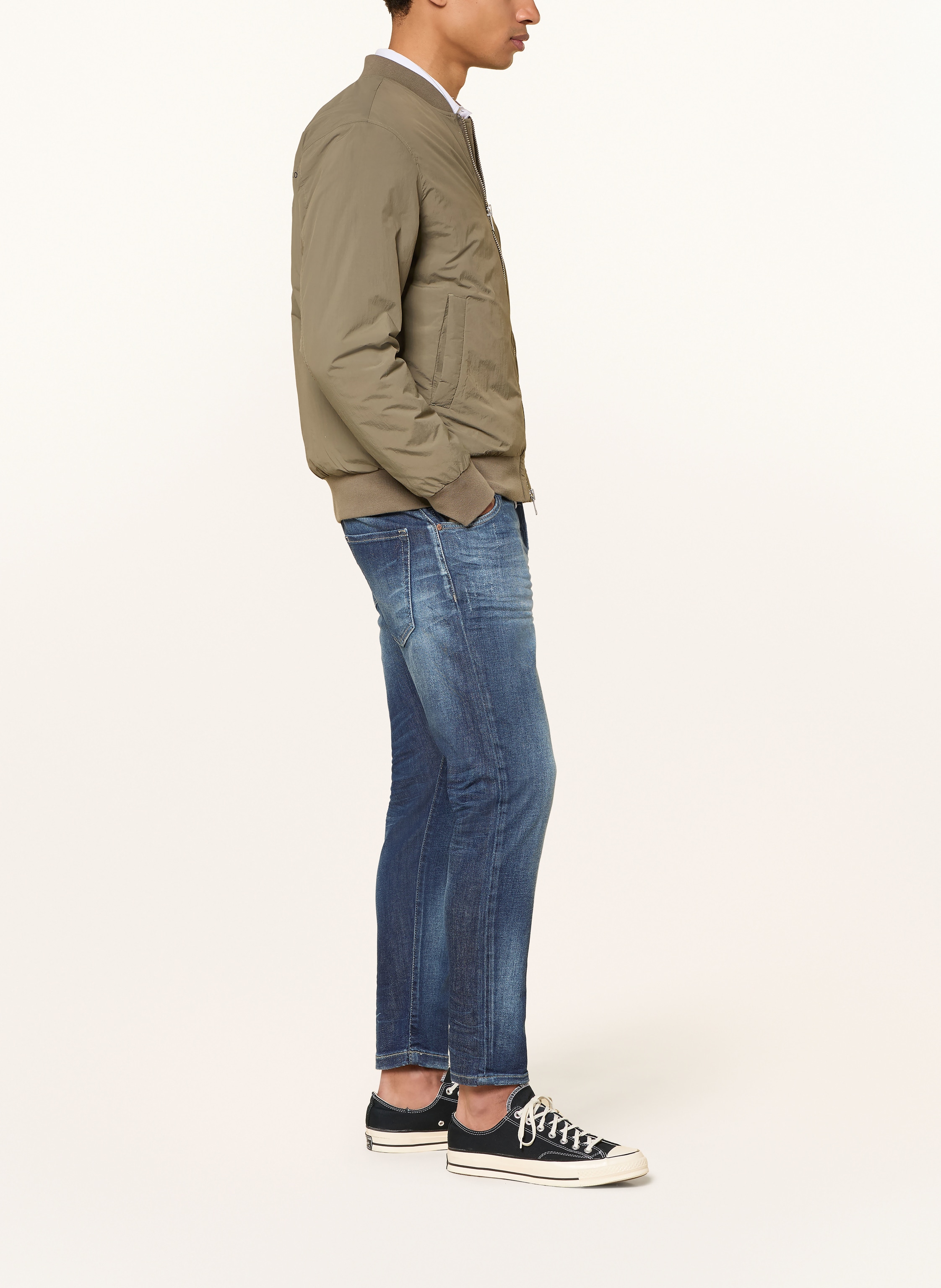 Thumbnail - Goldgarn Denim Jeans Neckarau Cropped Fit blau