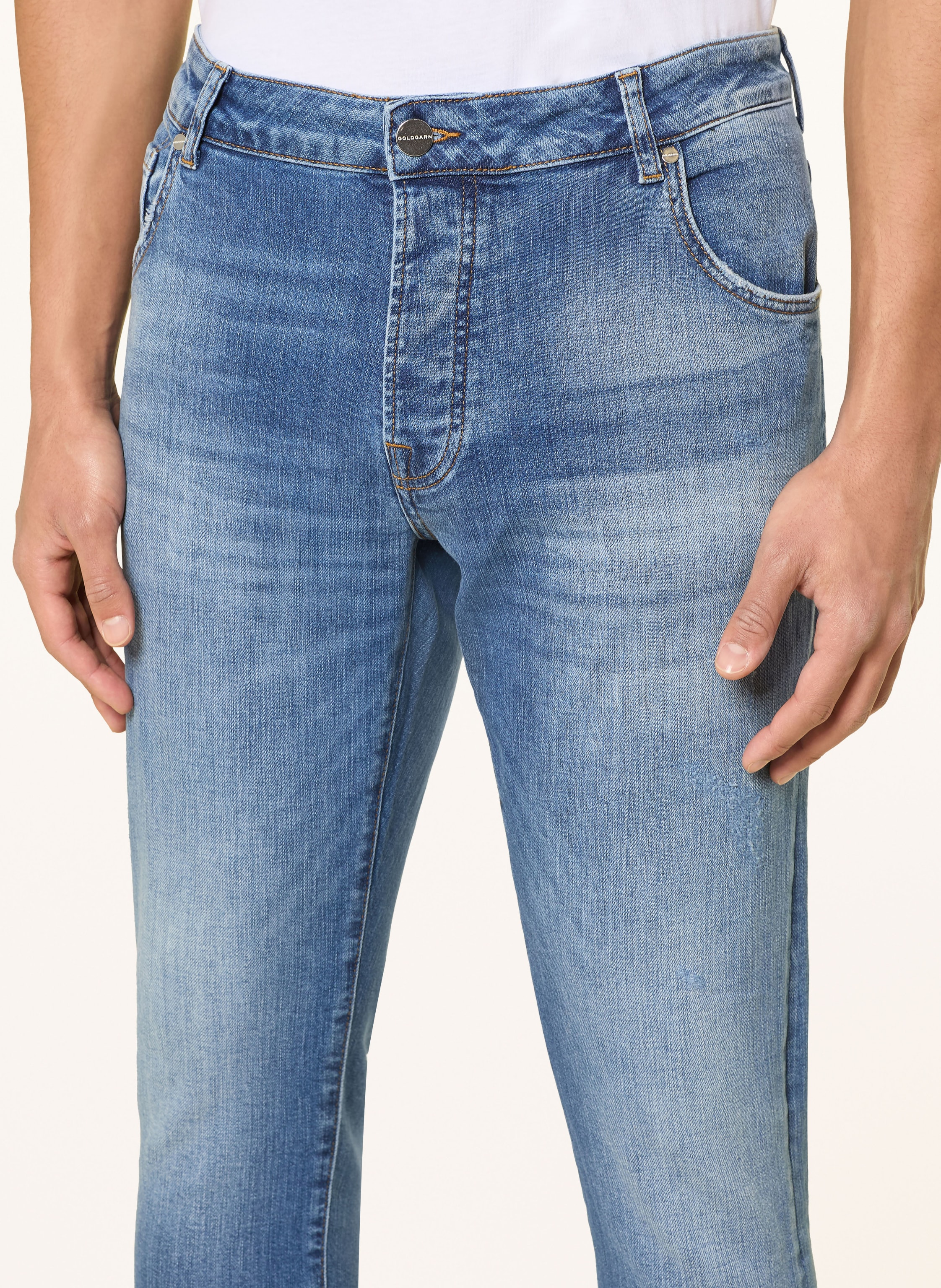 Thumbnail - Goldgarn Denim Jeans Neckarau Extra Slim Fit blau