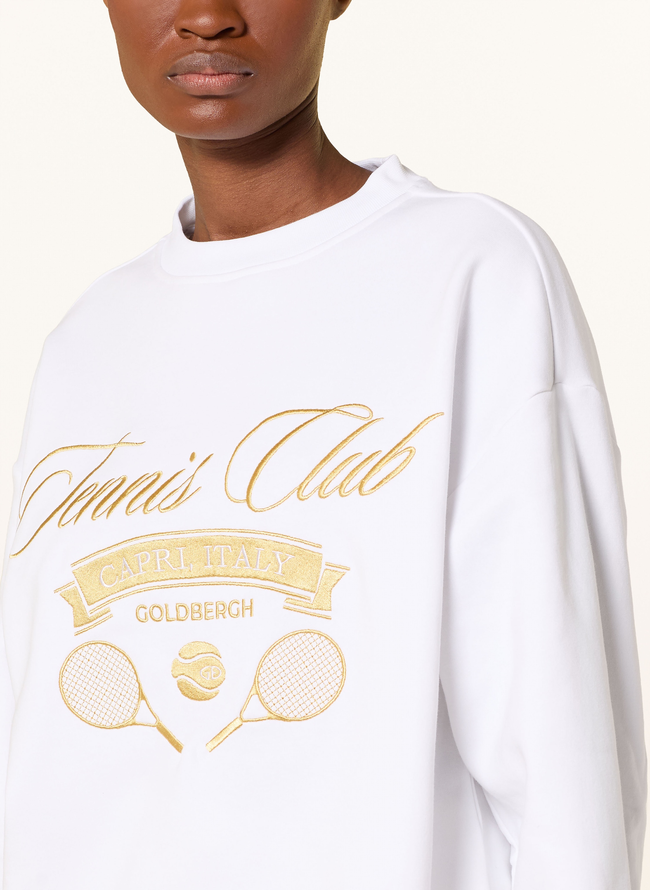Thumbnail - Goldbergh Sweatshirt Brunie weiss
