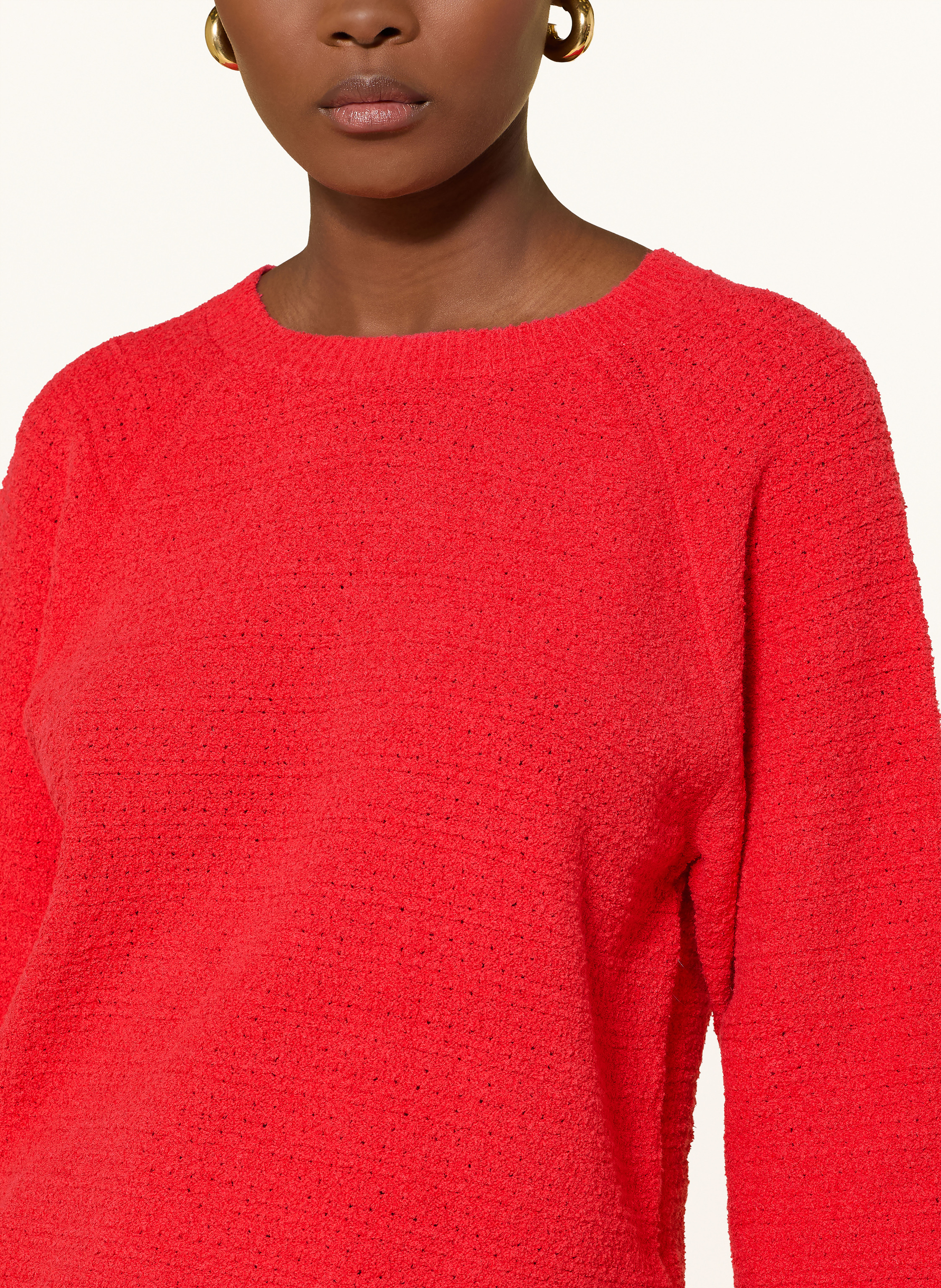 Thumbnail - Cartoon Pullover Mit 3/4-Arm rot