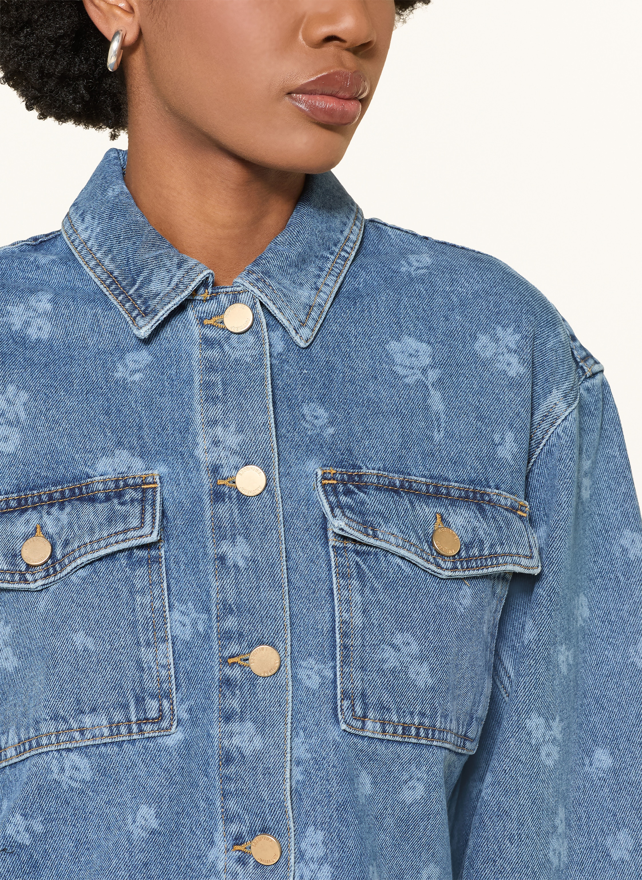 Thumbnail - Essentiel Antwerp Jeansjacke Jass blau