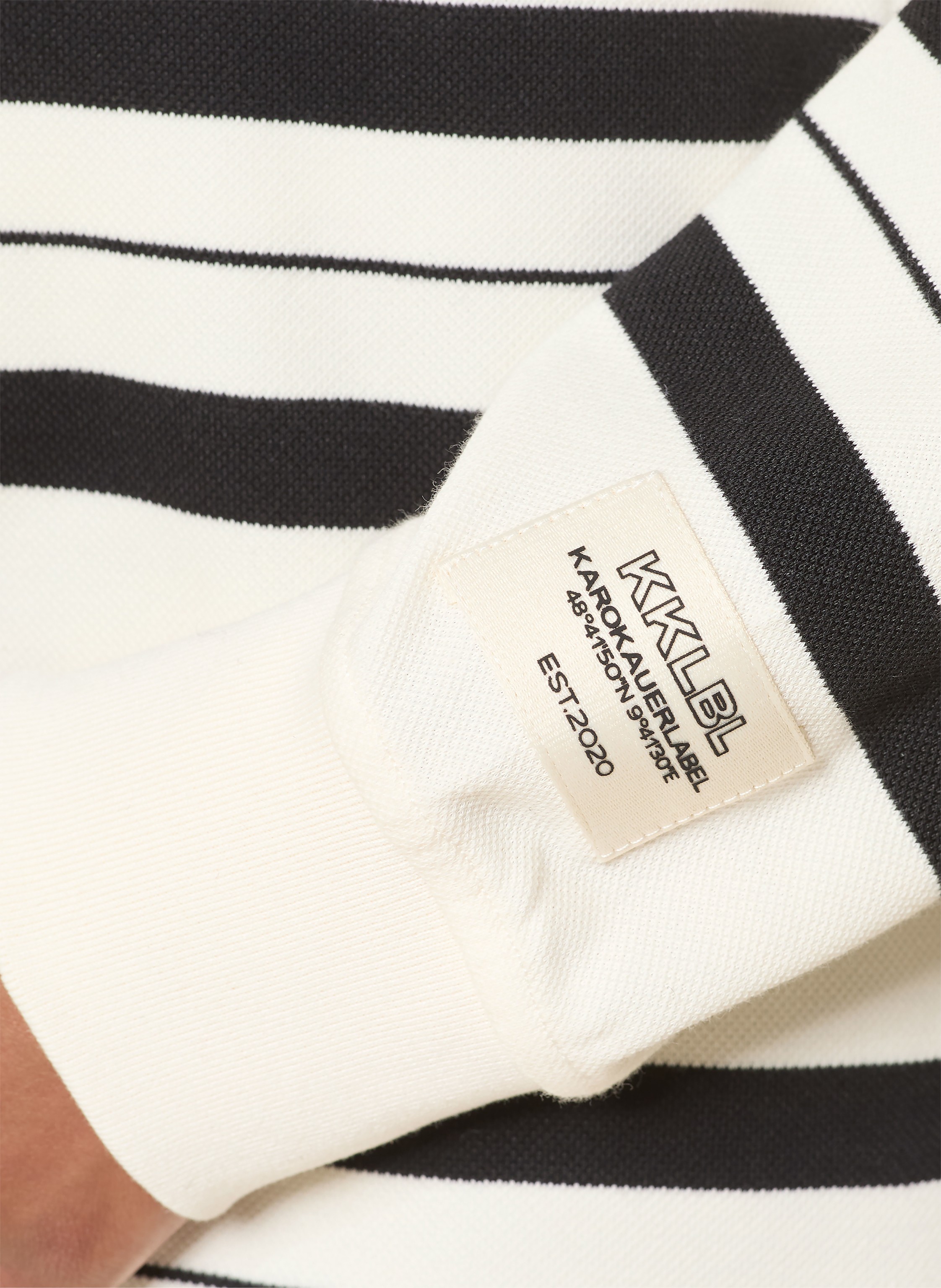 Thumbnail - Karo Kauer Piqué-Poloshirt weiss