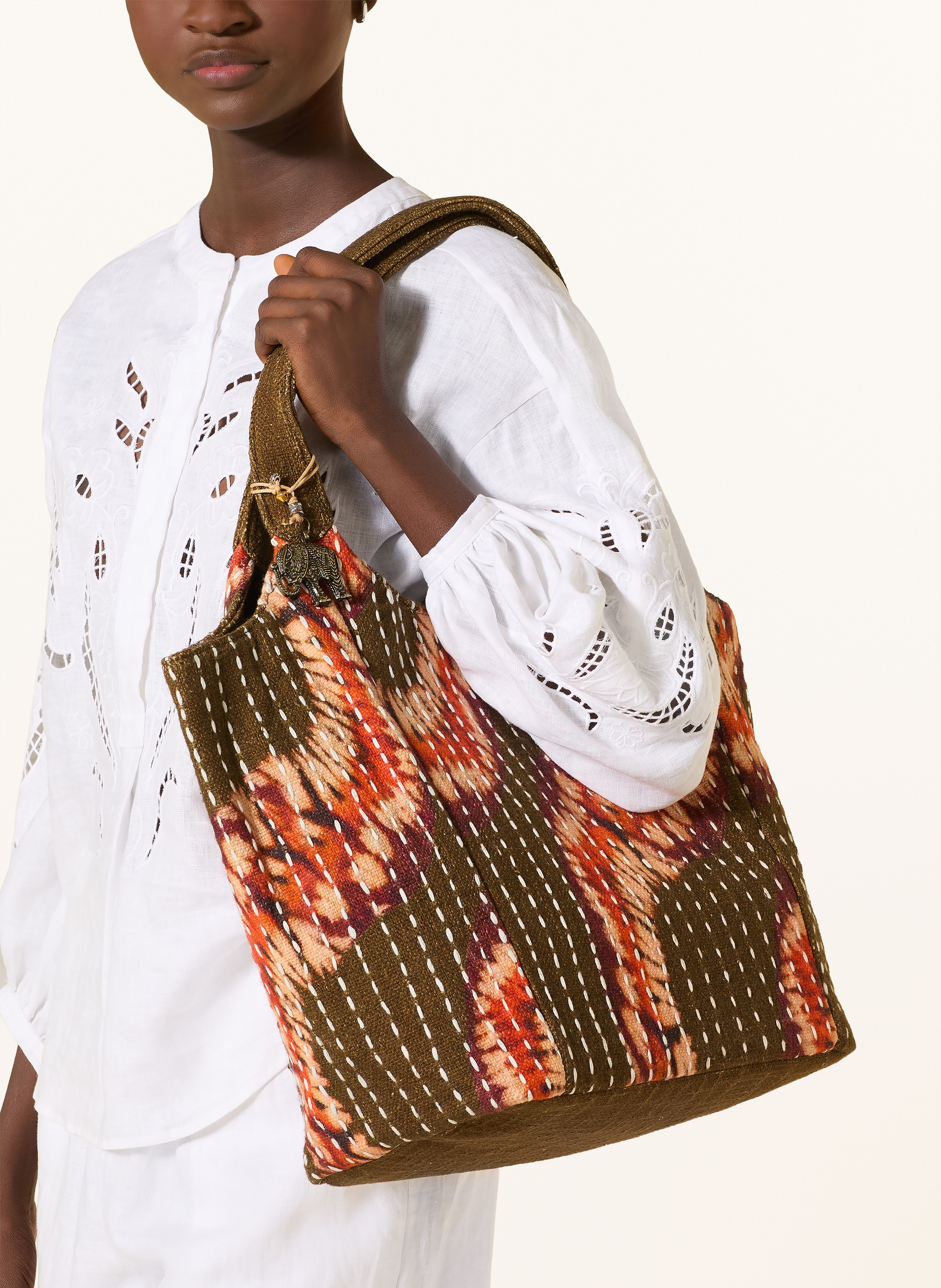 Thumbnail - Anokhi Shopper Cheyenne Large gruen