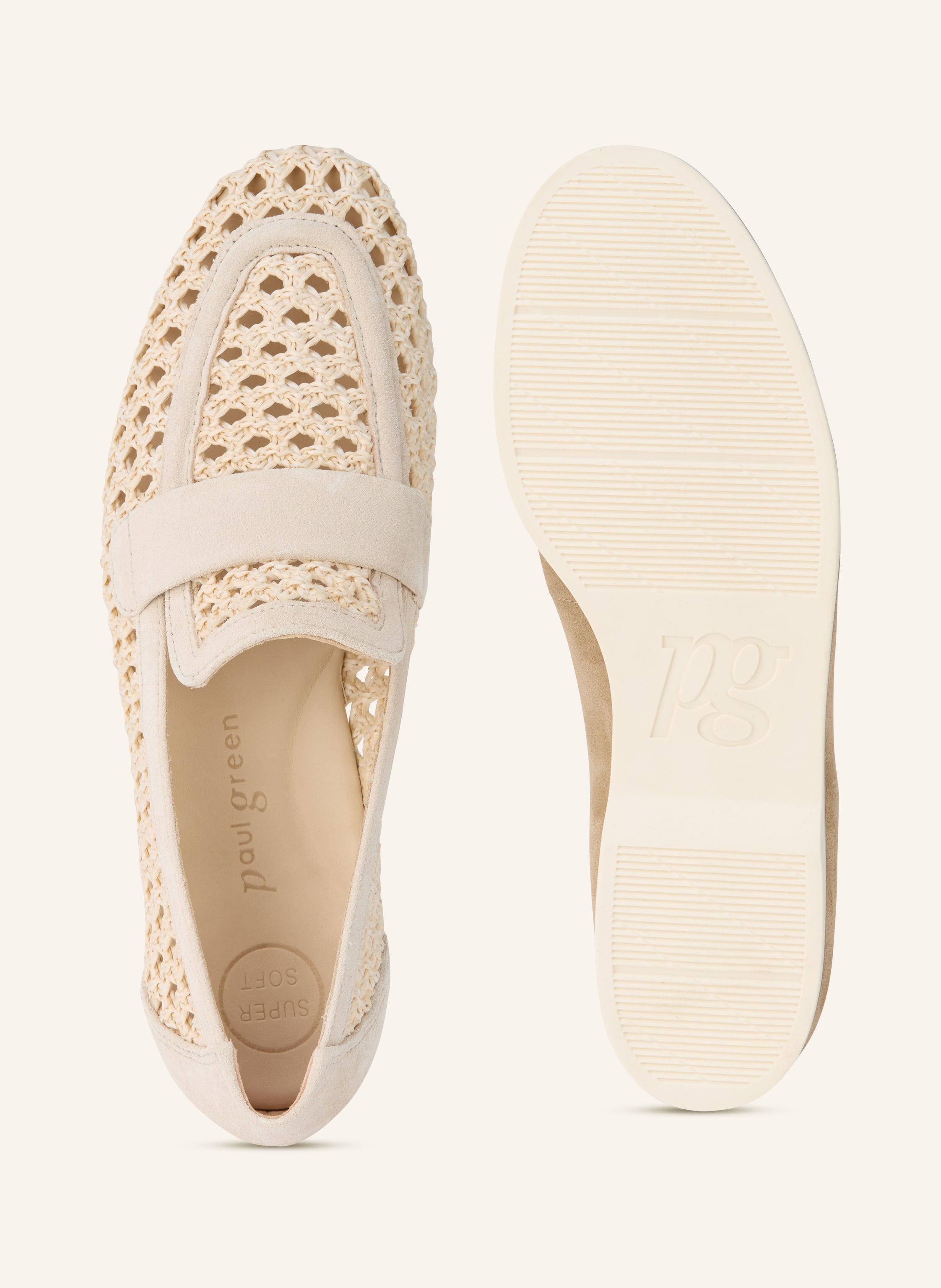 Thumbnail - Paul Green Loafer beige