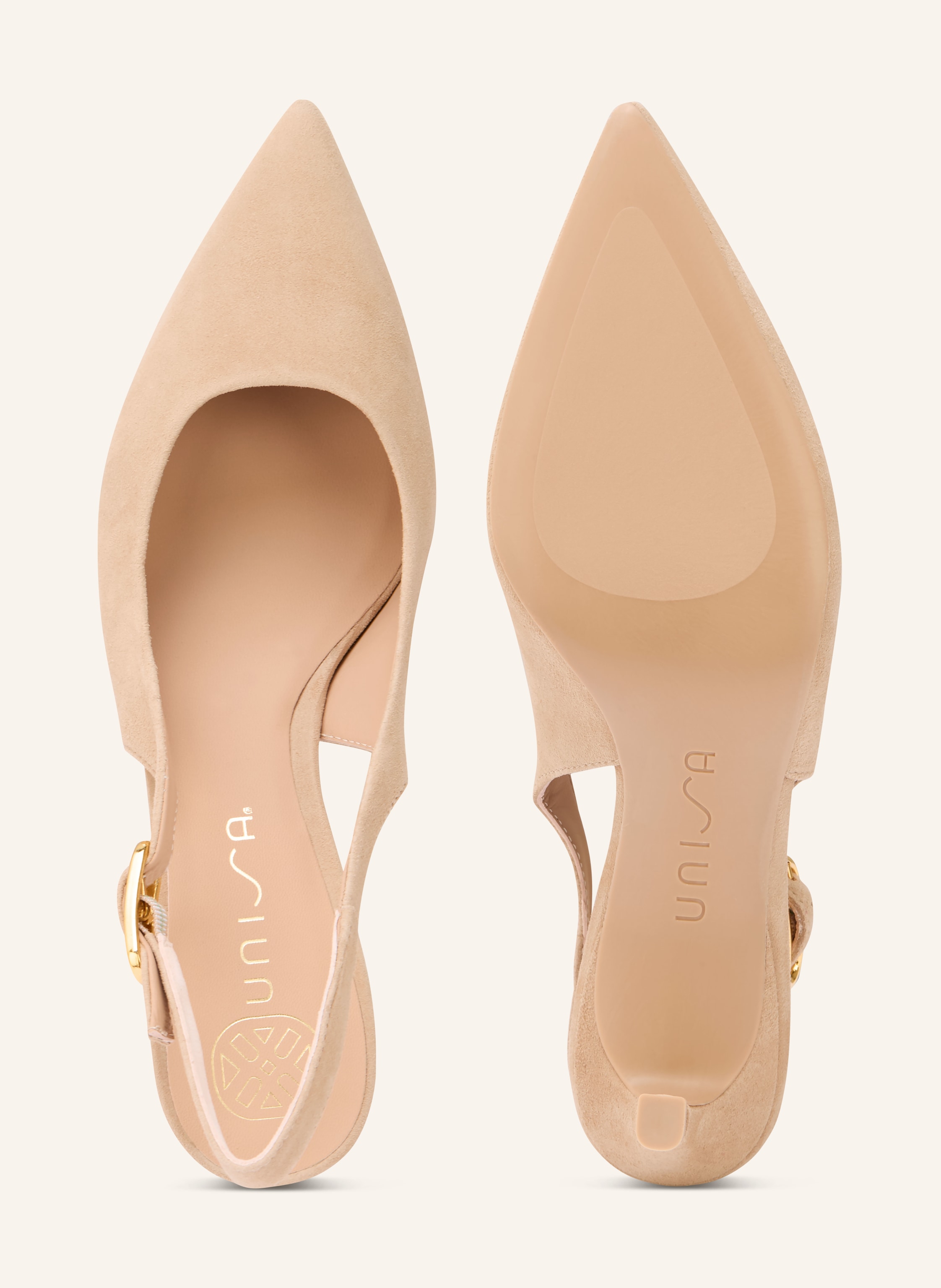 Thumbnail - Unisa Slingpumps Lanz beige