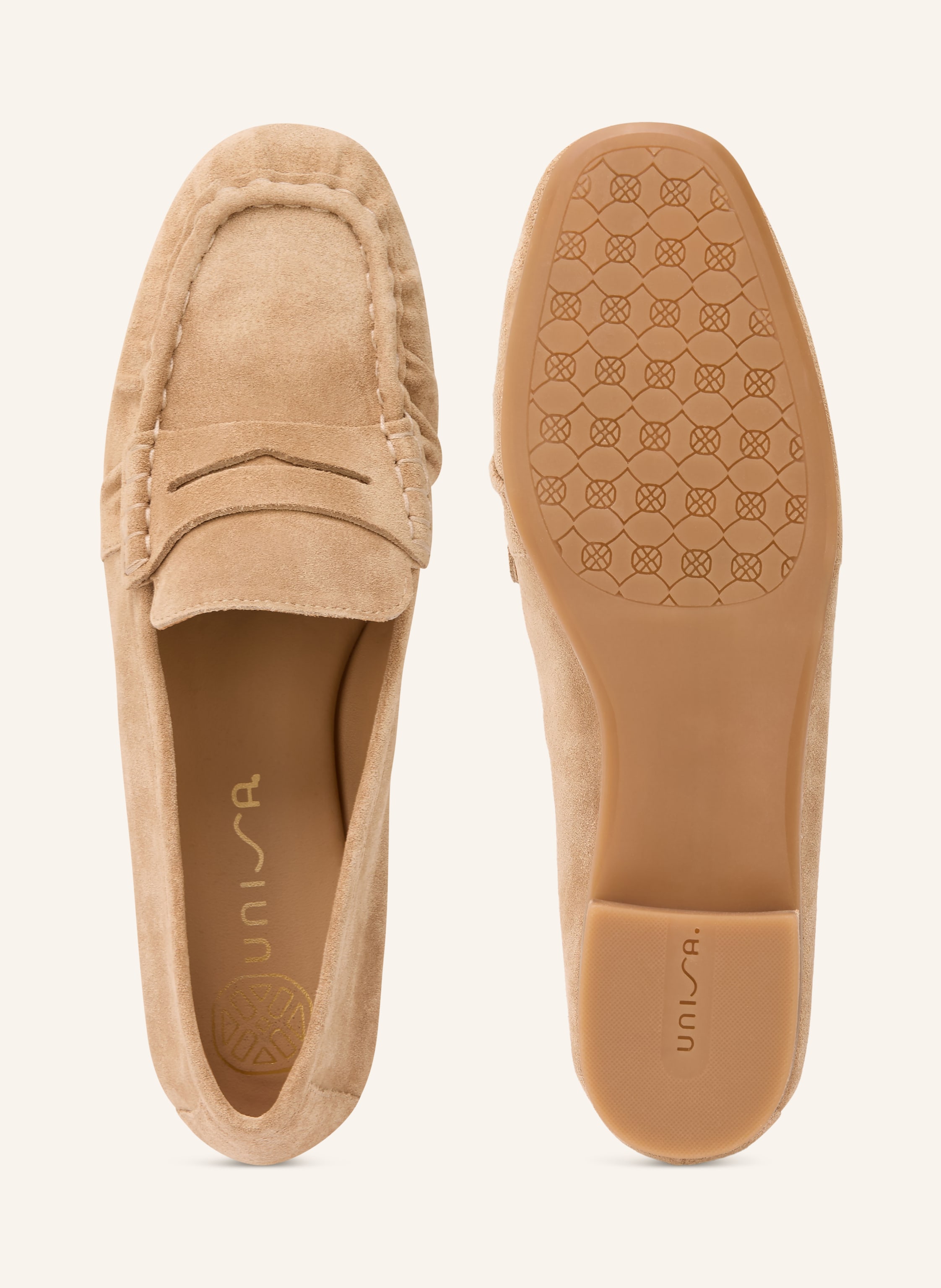 Thumbnail - Unisa Penny-Loafer Balta beige