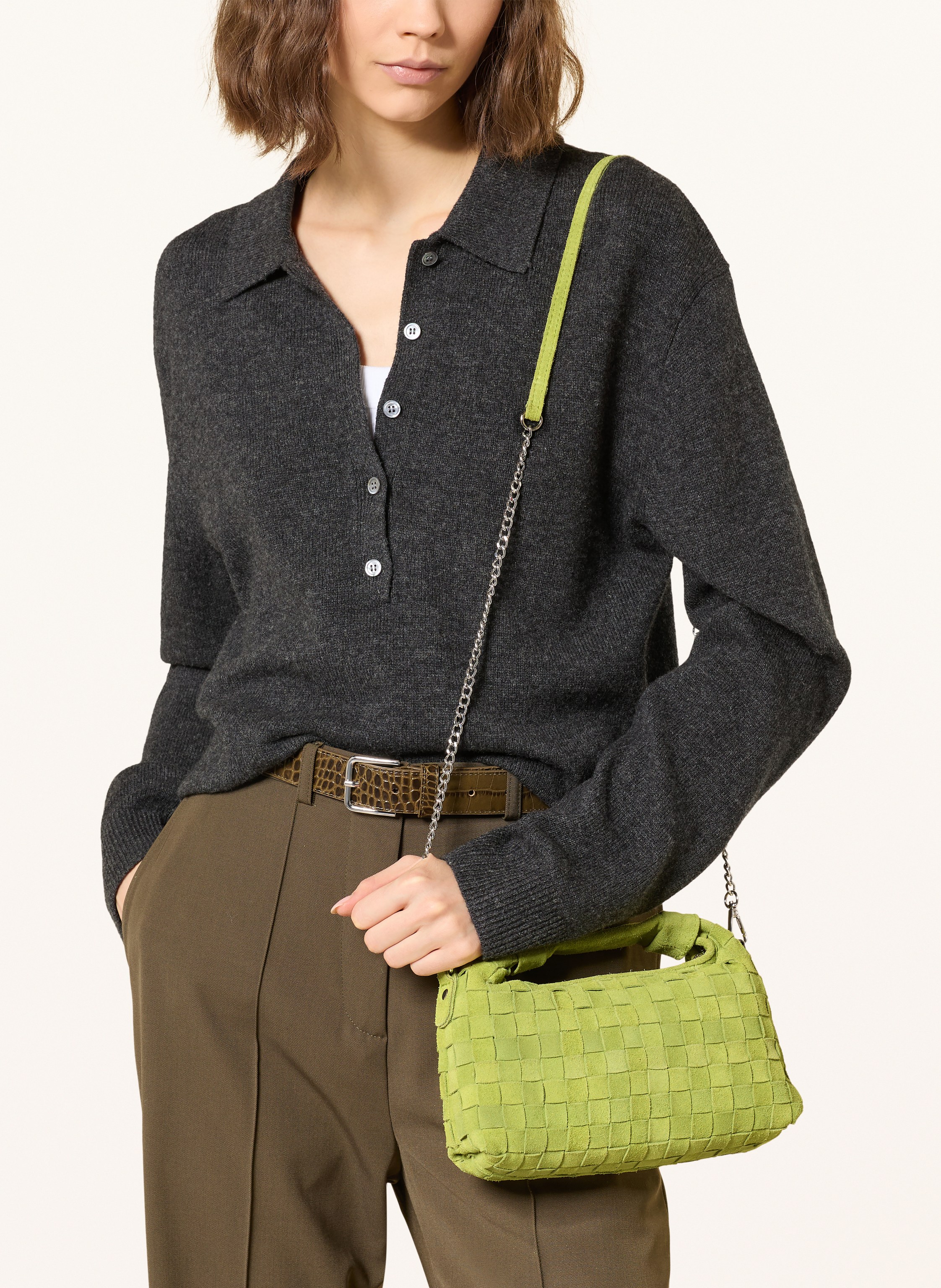 Thumbnail - Núnoo Umhängetasche Dandy Mini gruen