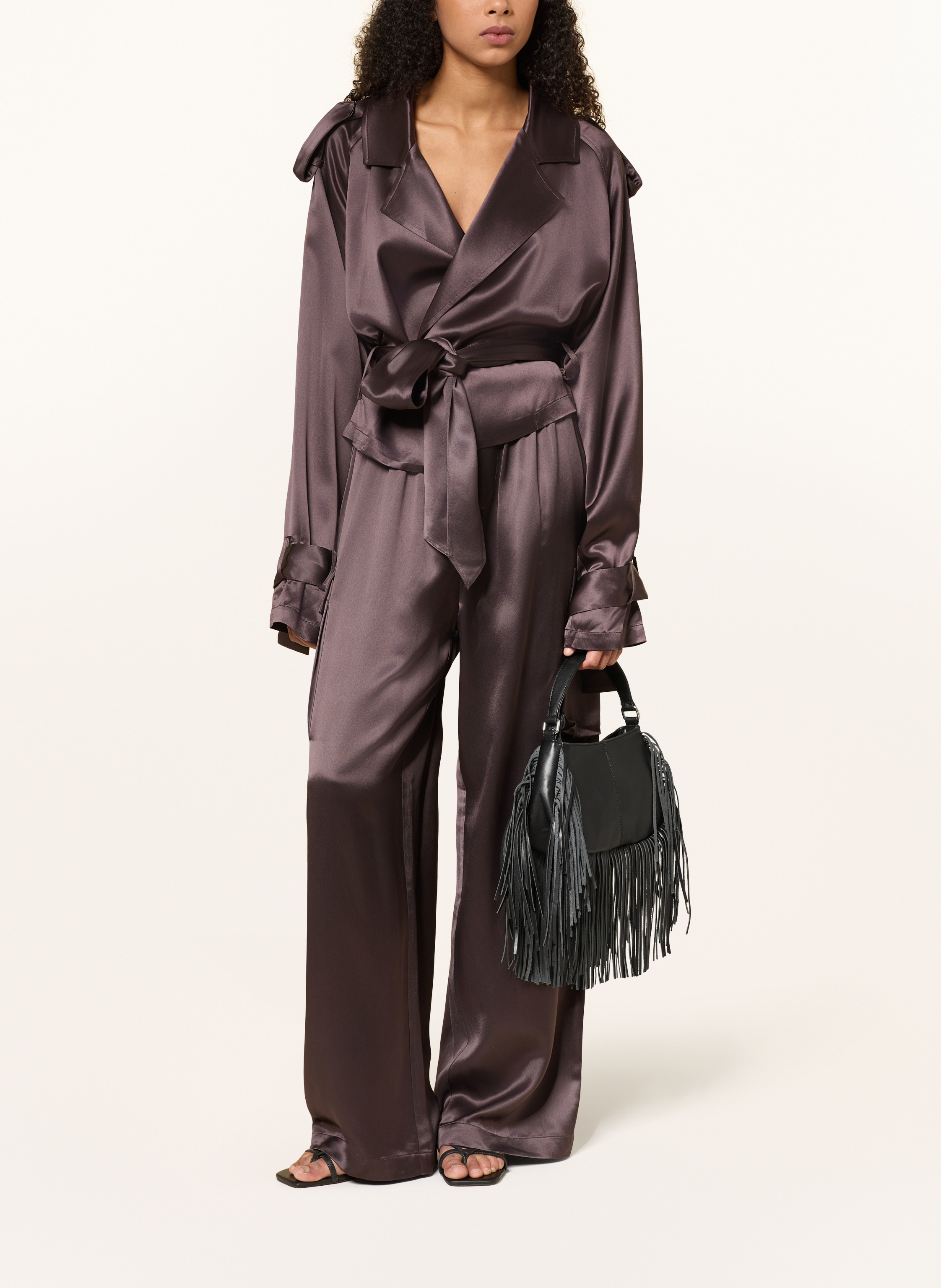 Thumbnail - Núnoo Umhängetasche Betty Fringe River Small schwarz