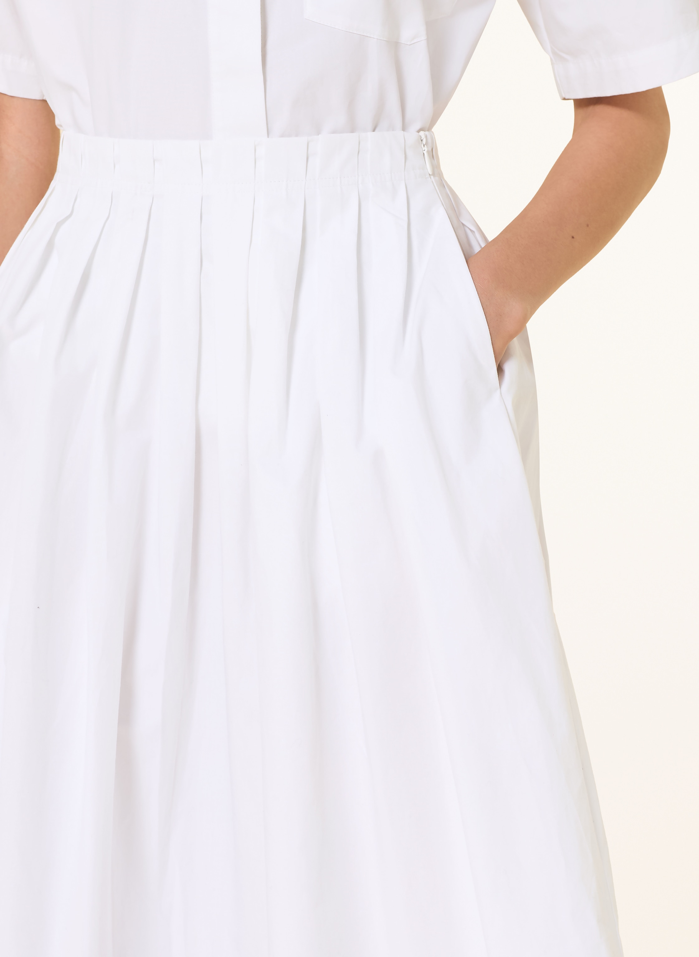 Thumbnail - Ladneri Faltenrock Romy weiss