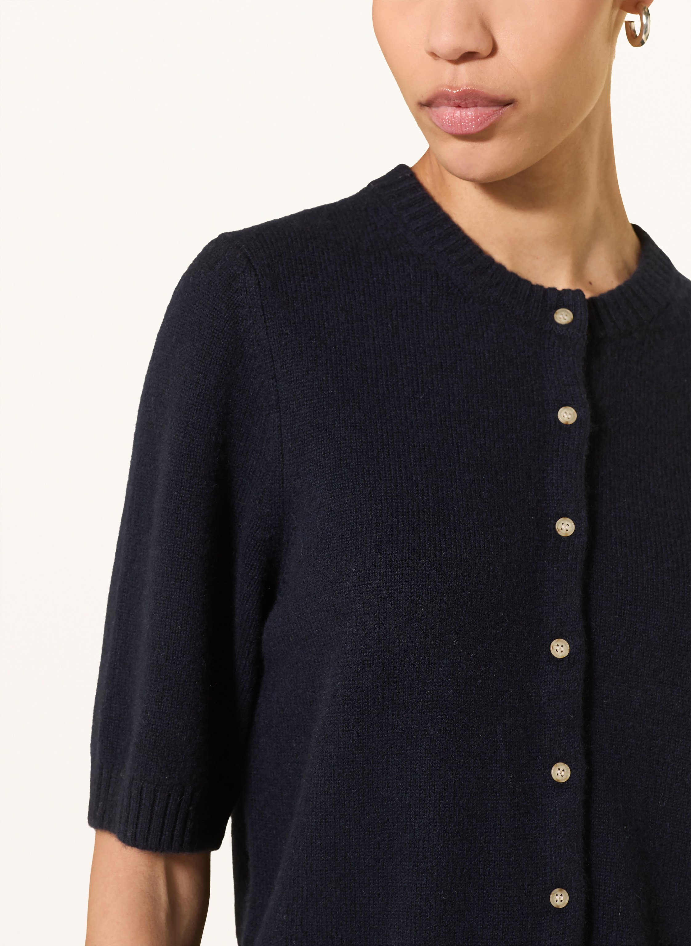 Thumbnail - Ladneri Strickjacke Aus Cashmere blau