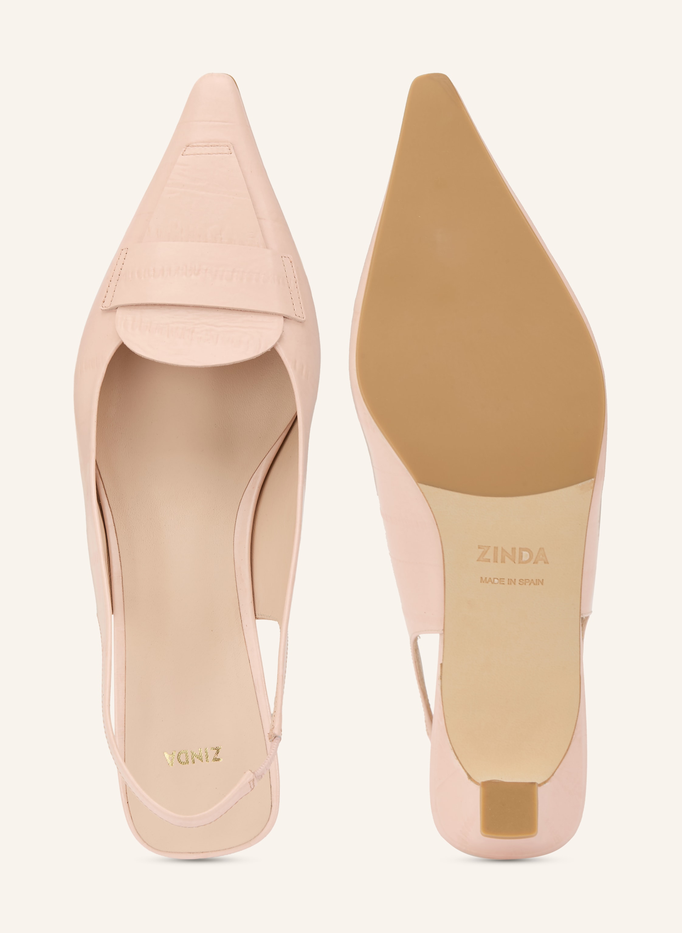 Thumbnail - Zinda Slingpumps Anguila rosa