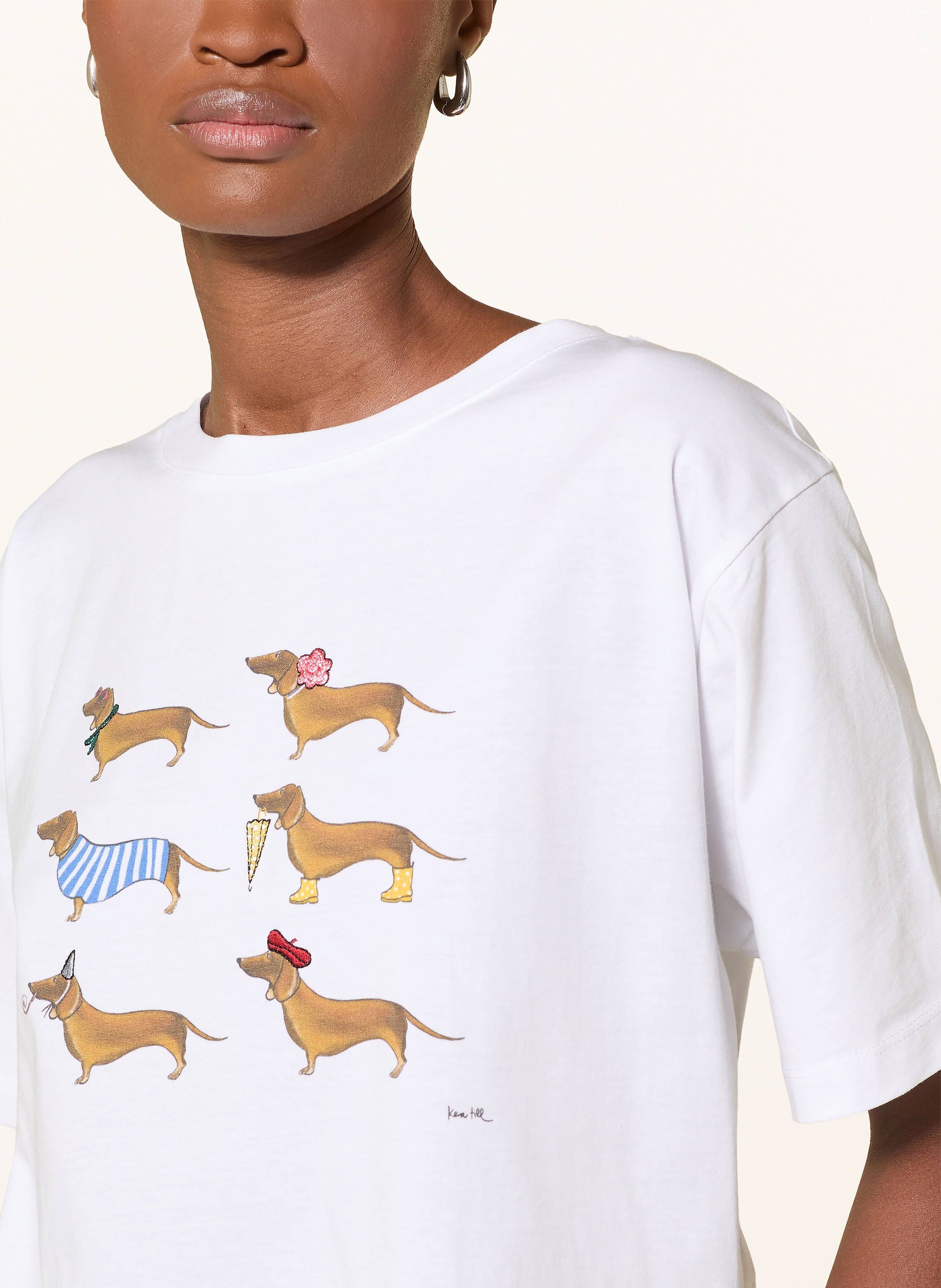 Thumbnail - Kera Till T-Shirt Dackel weiss