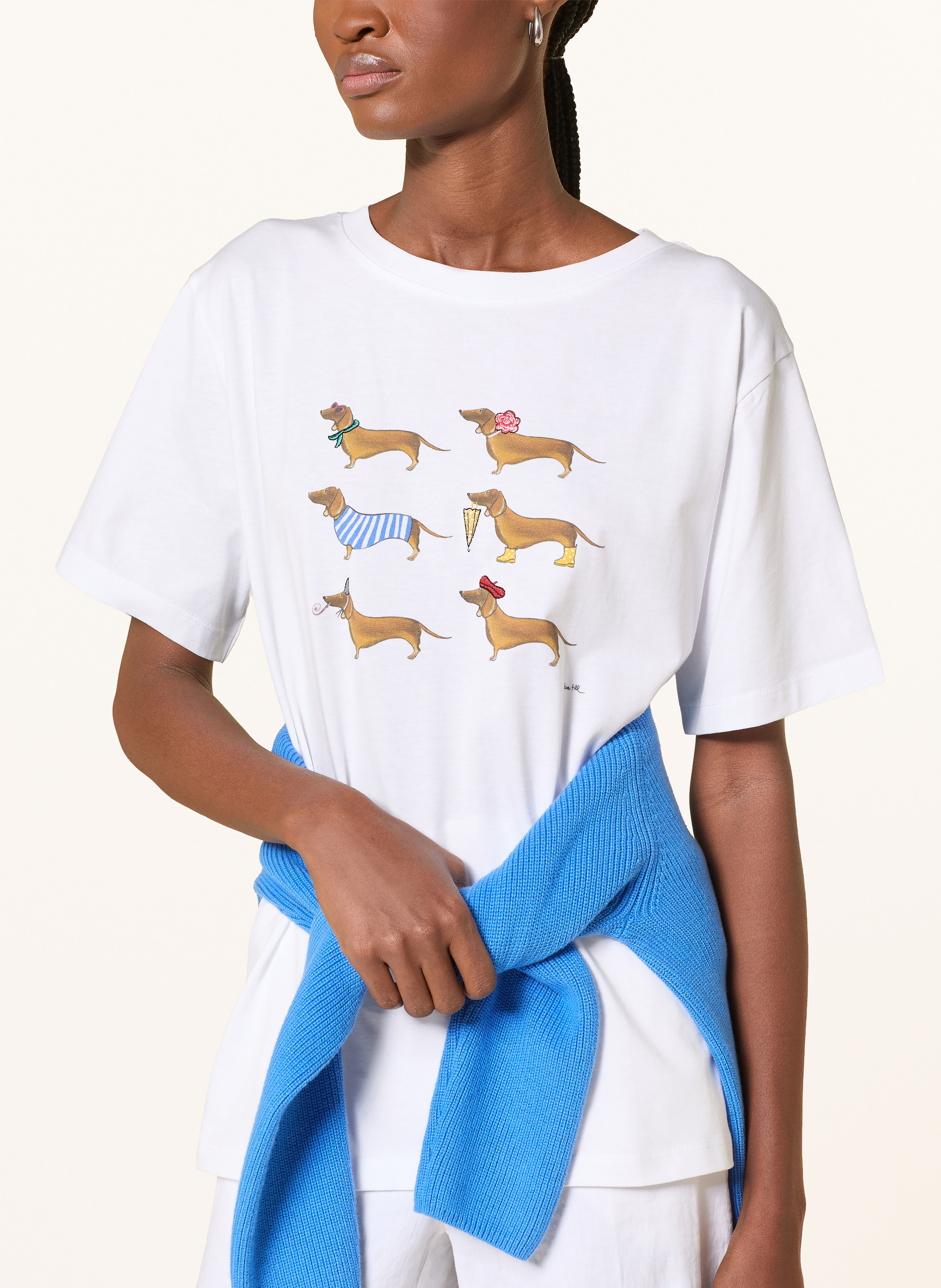 Thumbnail - Kera Till T-Shirt Dackel weiss