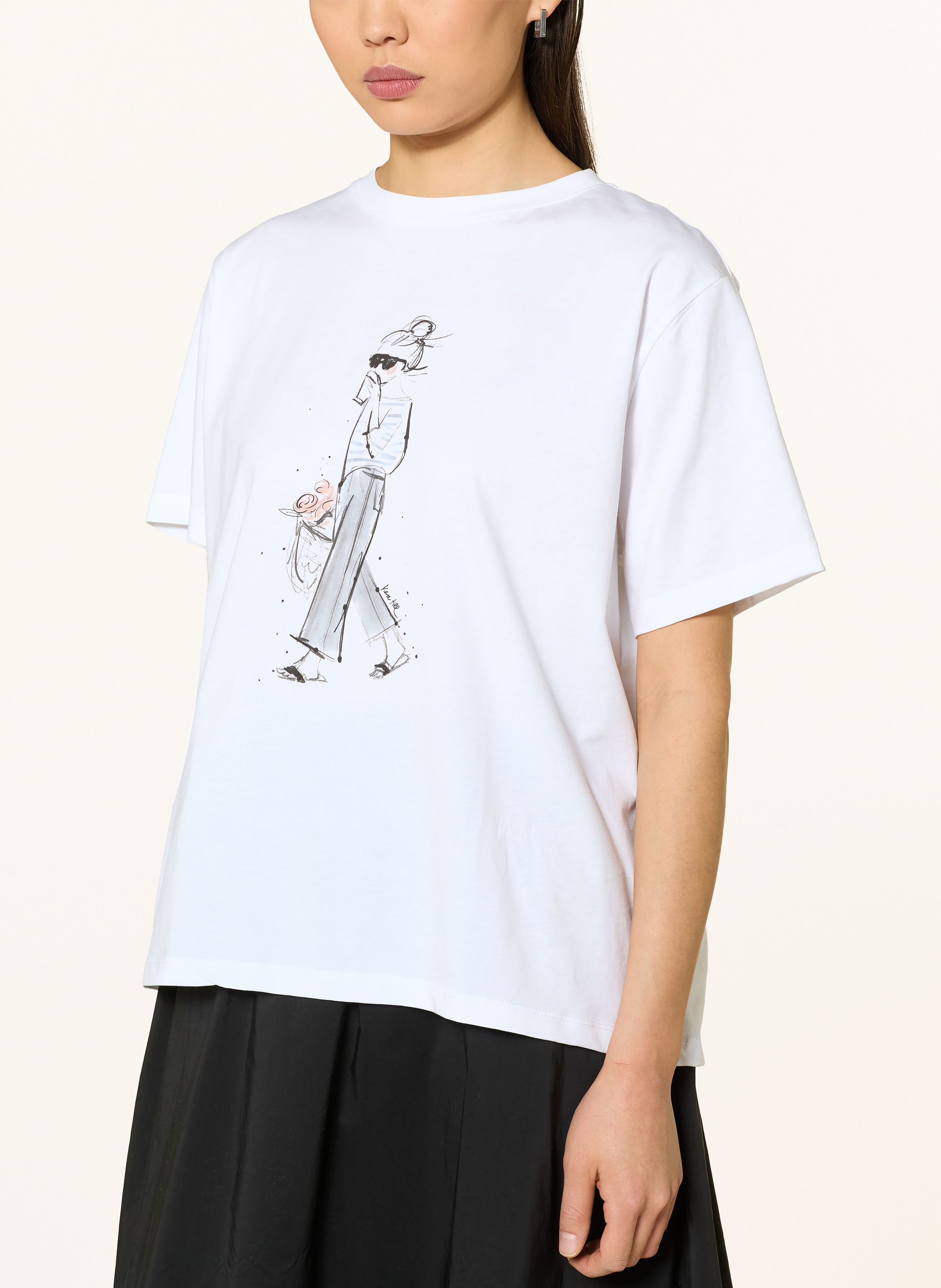 Thumbnail - Kera Till T-Shirt Strandliege weiss