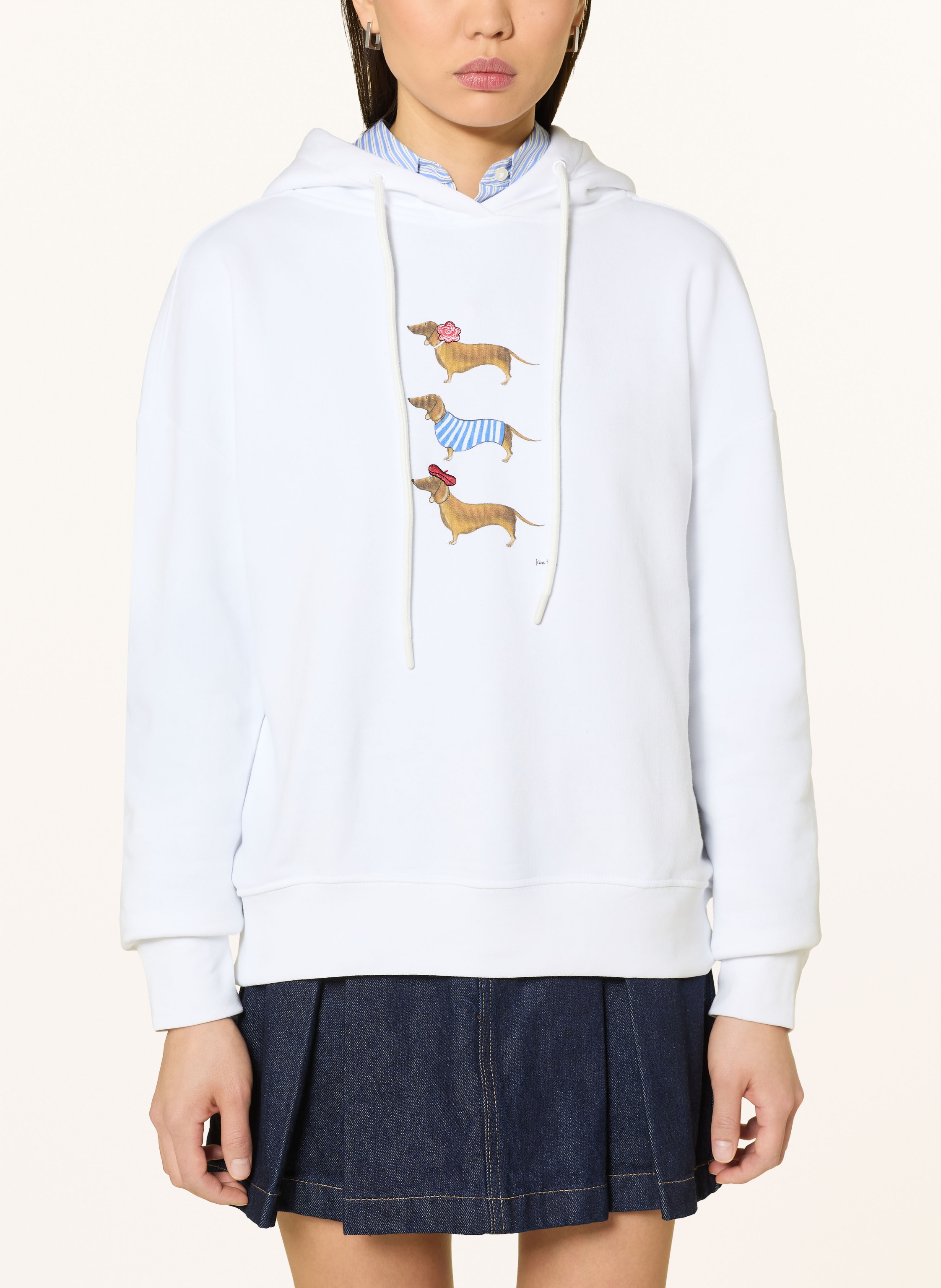 Thumbnail - Kera Till Hoodie weiss