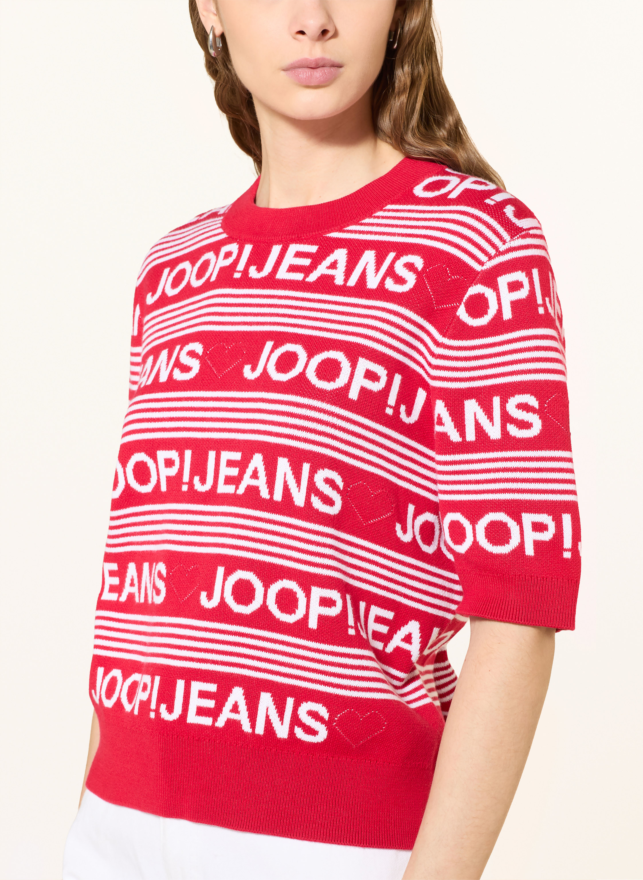 Thumbnail - Joop! Jeans Strickshirt Karie rot