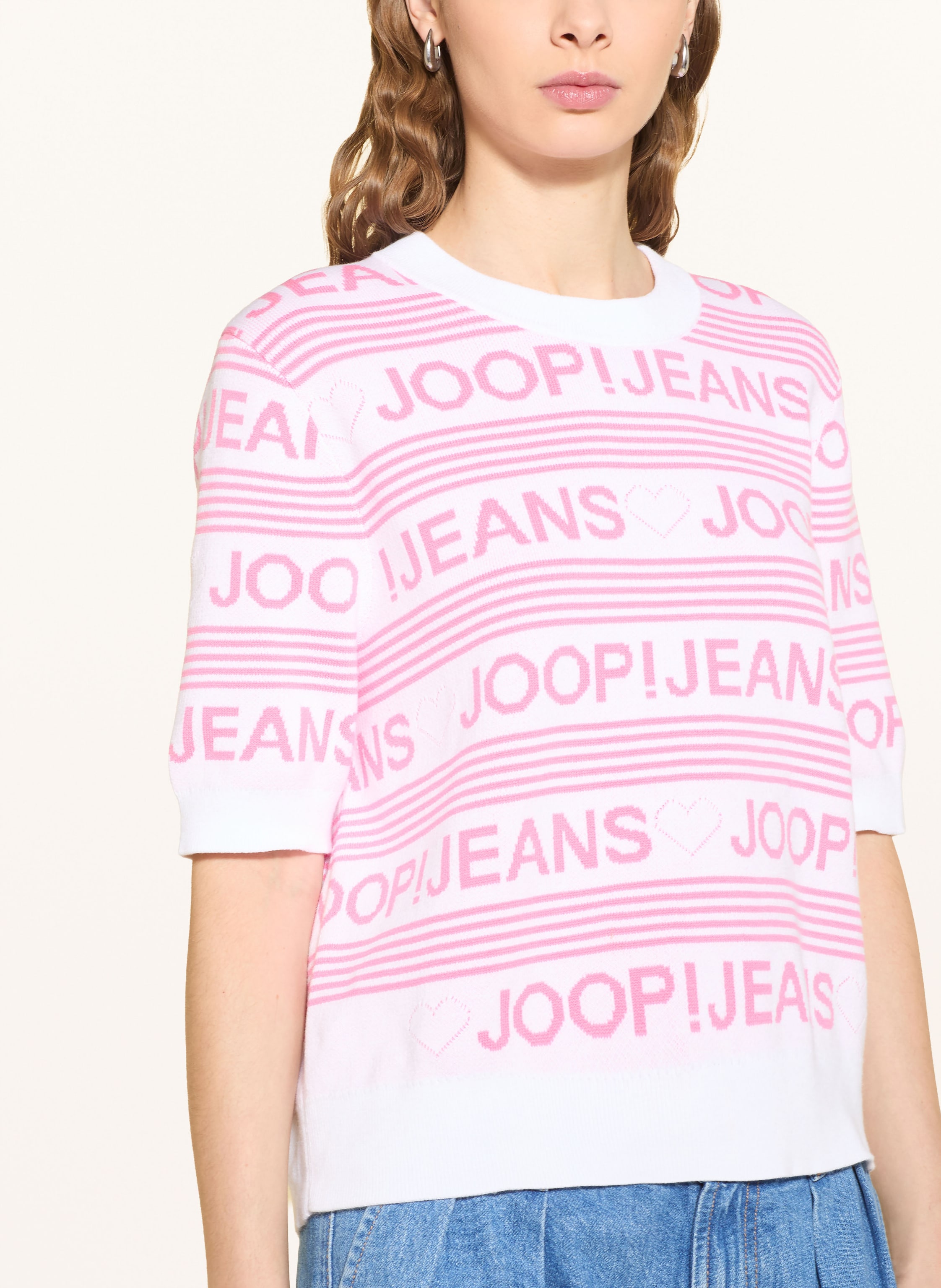 Thumbnail - Joop! Jeans Strickshirt Karie rosa