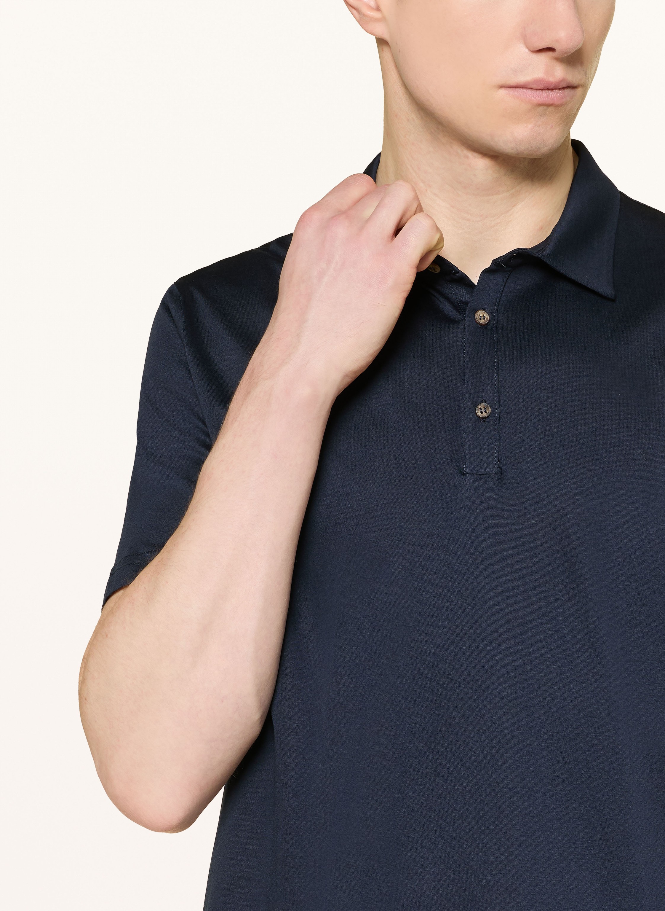 Thumbnail - Distretto 12 Jersey-Poloshirt Menta blau