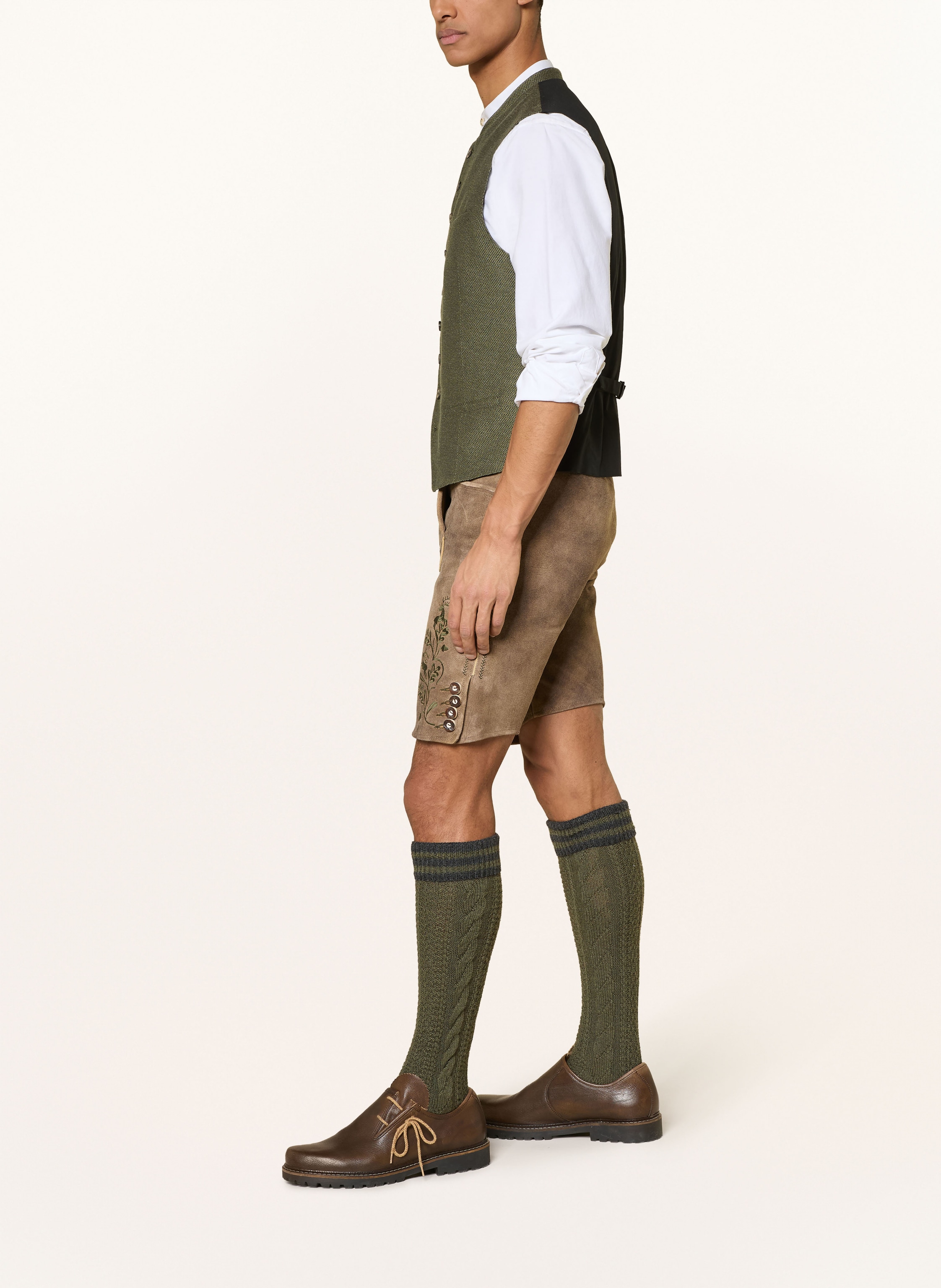 Thumbnail - Spieth & Wensky Trachten-Lederhose Harry braun