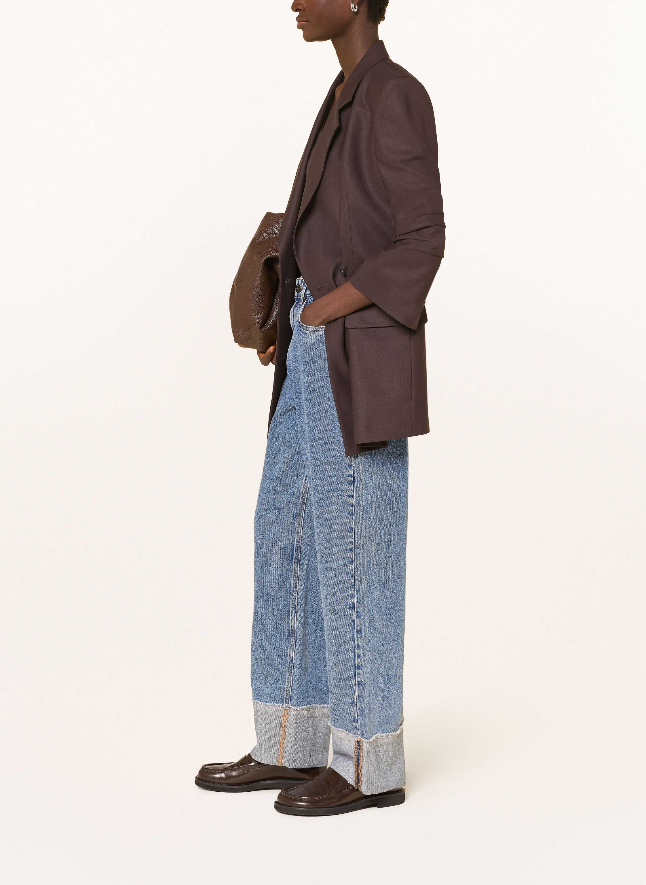 Thumbnail - Ichi Wide Leg Jeans Ihaveny blau